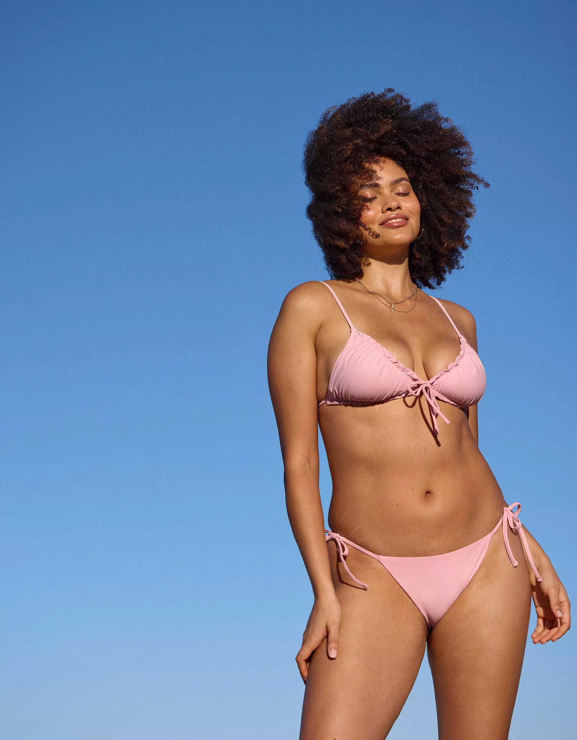 Aerie Ruffle String Bikini Top Product Image