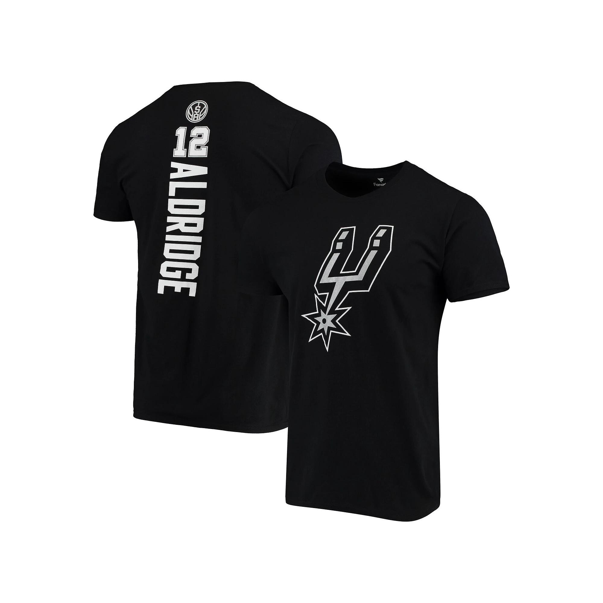 Mens Fanatics Branded LaMarcus Aldridge San Antonio Spurs Team Playmaker Name & Number T-Shirt Product Image