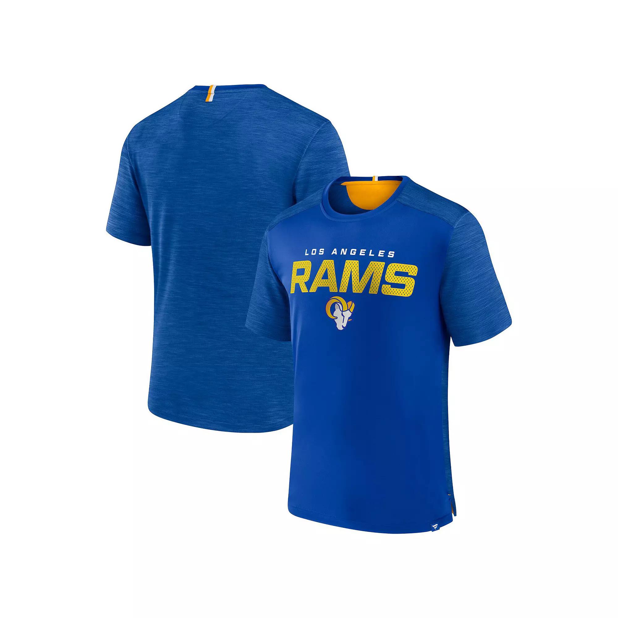 Men's Fanatics Branded Royal Los Angeles Rams Defender Evo T-Shirt,  Product Image
