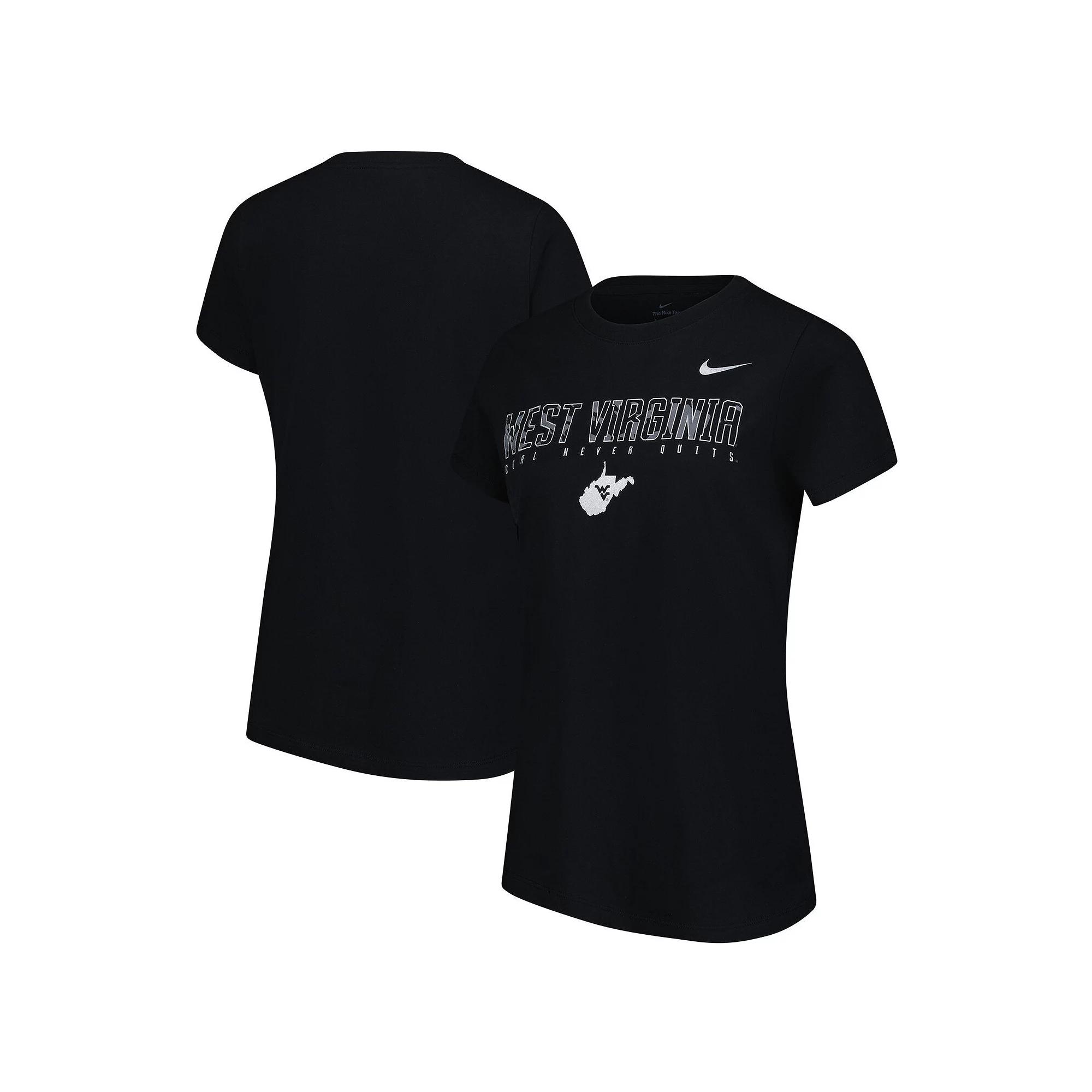 Women's Nike Black West Virginia Mountaineers Coal Never Quits T-Shirt,  Product Image
