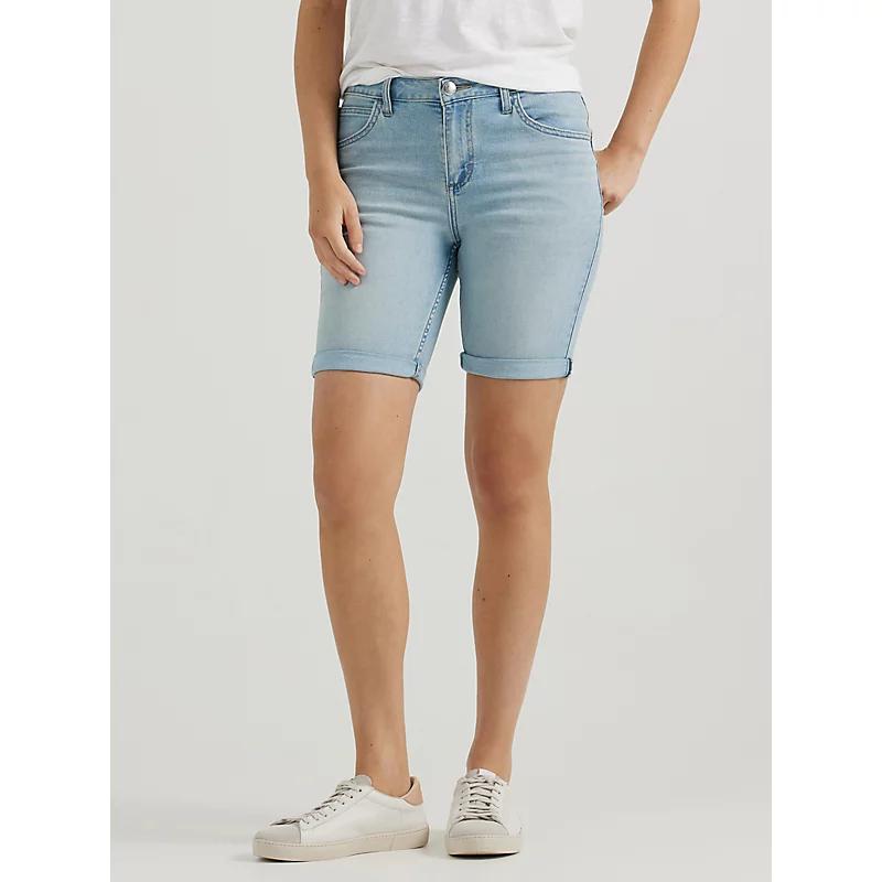 Womens Legendary Denim Bermuda Shorts Product Image