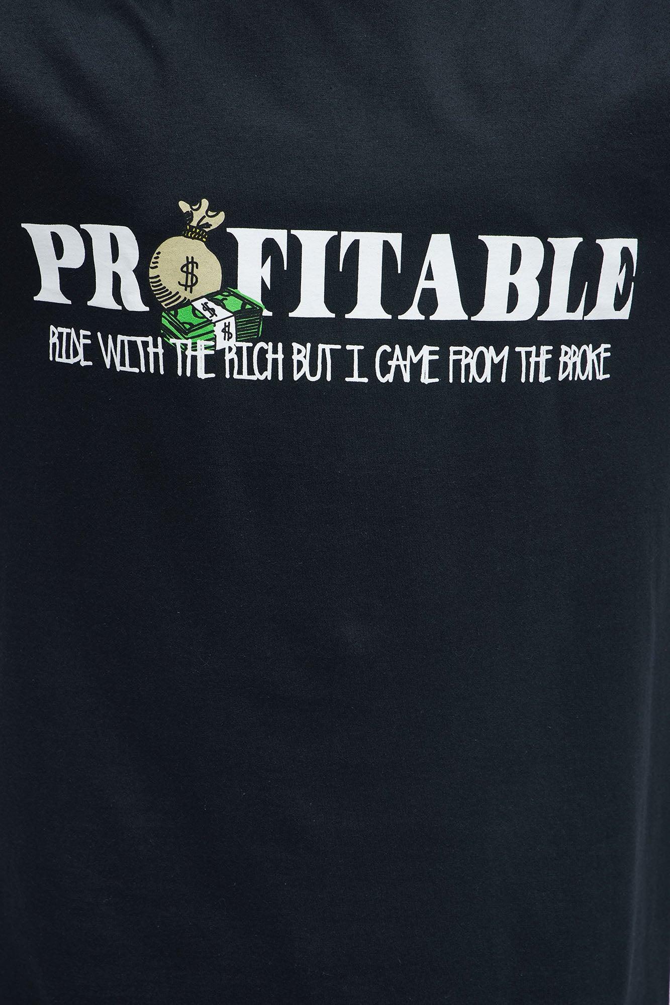 Profitable Short Sleeve Tee - Black Male Product Image