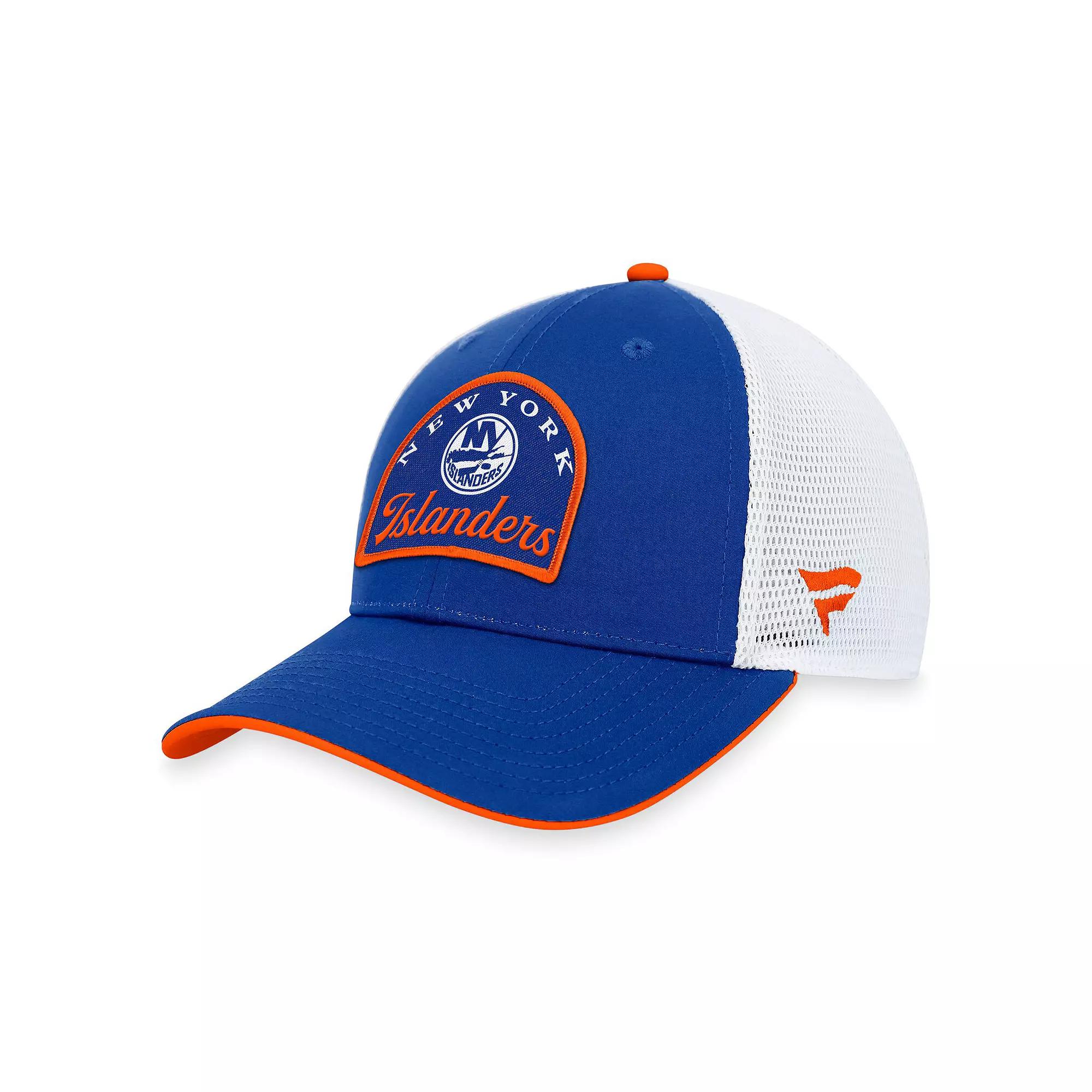 Men's Fanatics Branded Royal/White New York Islanders Fundamental Adjustable Hat, Isl Blue Product Image