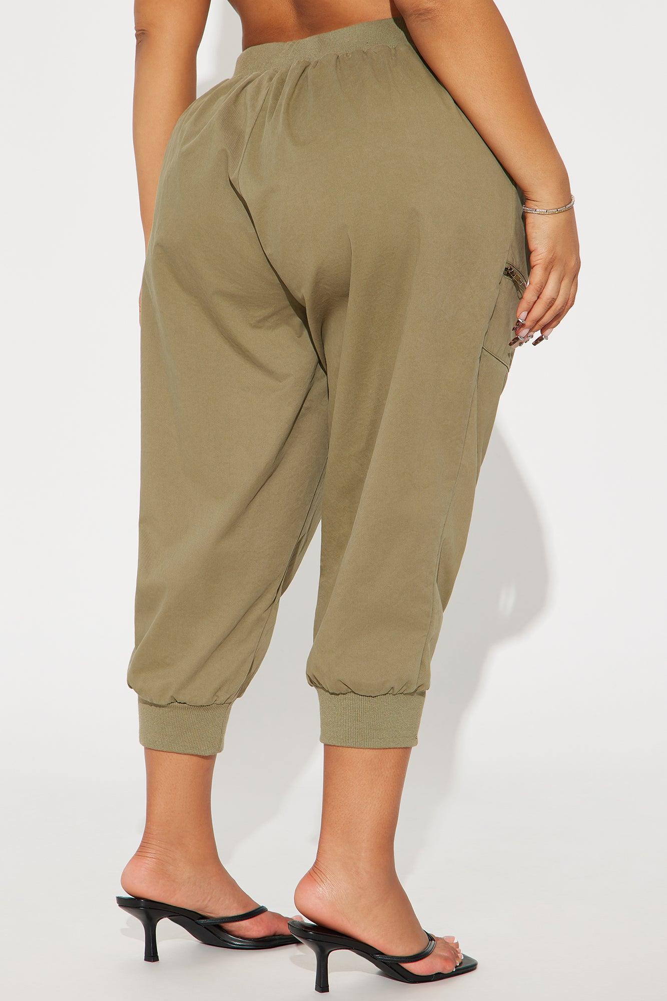 Olivia Capri Pant - Olive Product Image