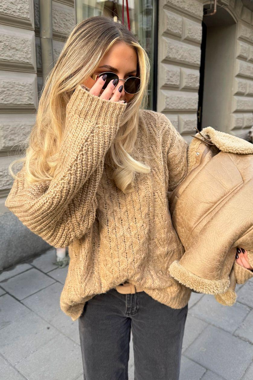 Cable Knitted Sweater Product Image