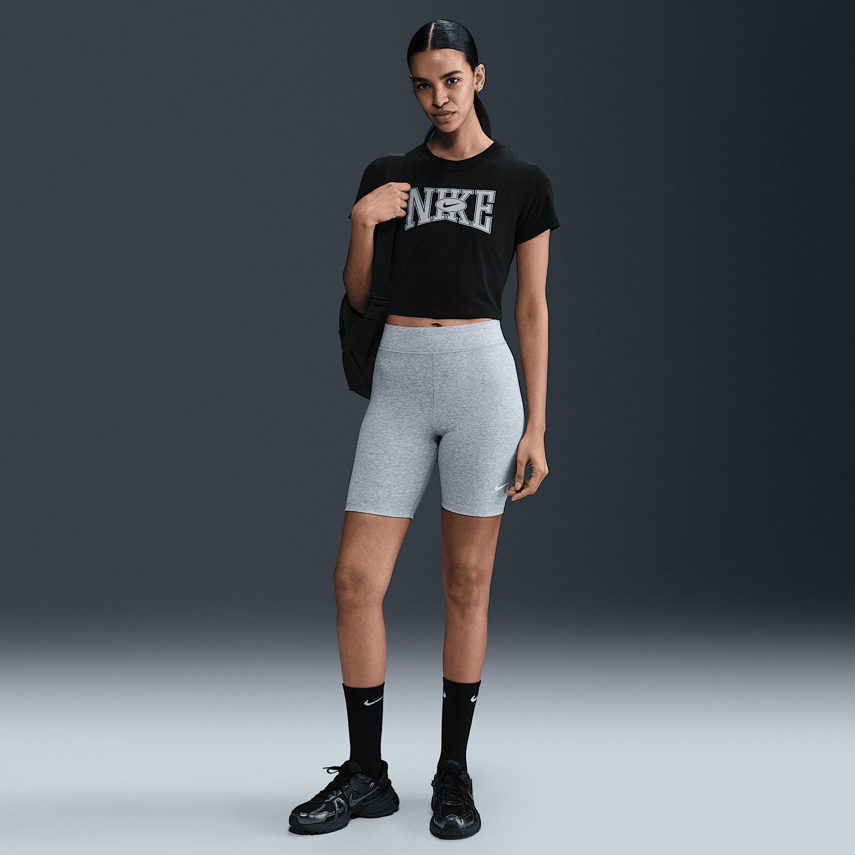 Womens Nike Sportswear Slim Cropped T-Shirt | HQ1709-010 Product Image
