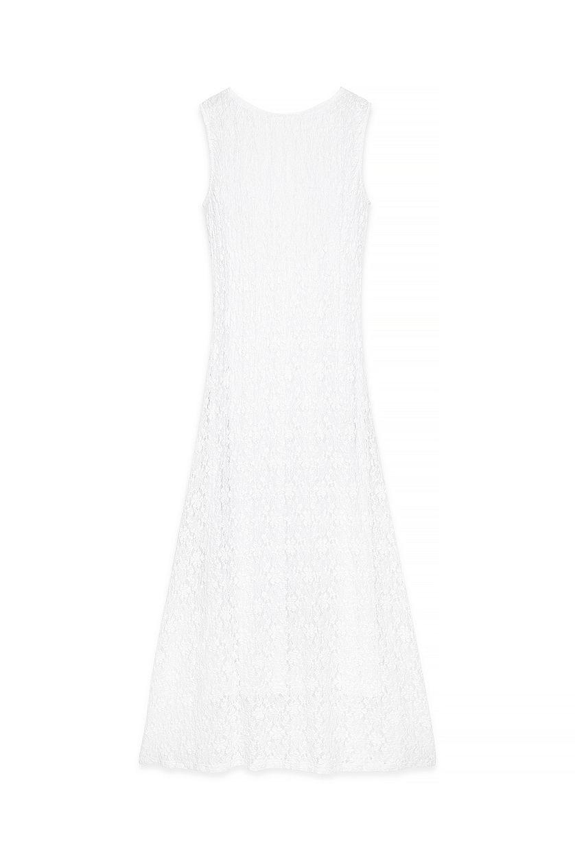 Open Back Lace Midi Dress Product Image