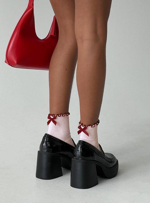 Lanter Socks Pink / Red Product Image