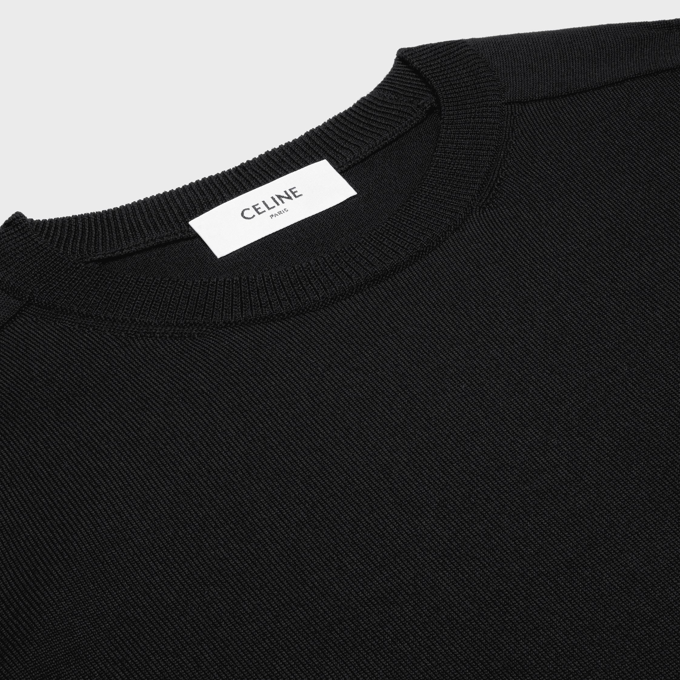 triomphe crew neck sweater in wool Product Image