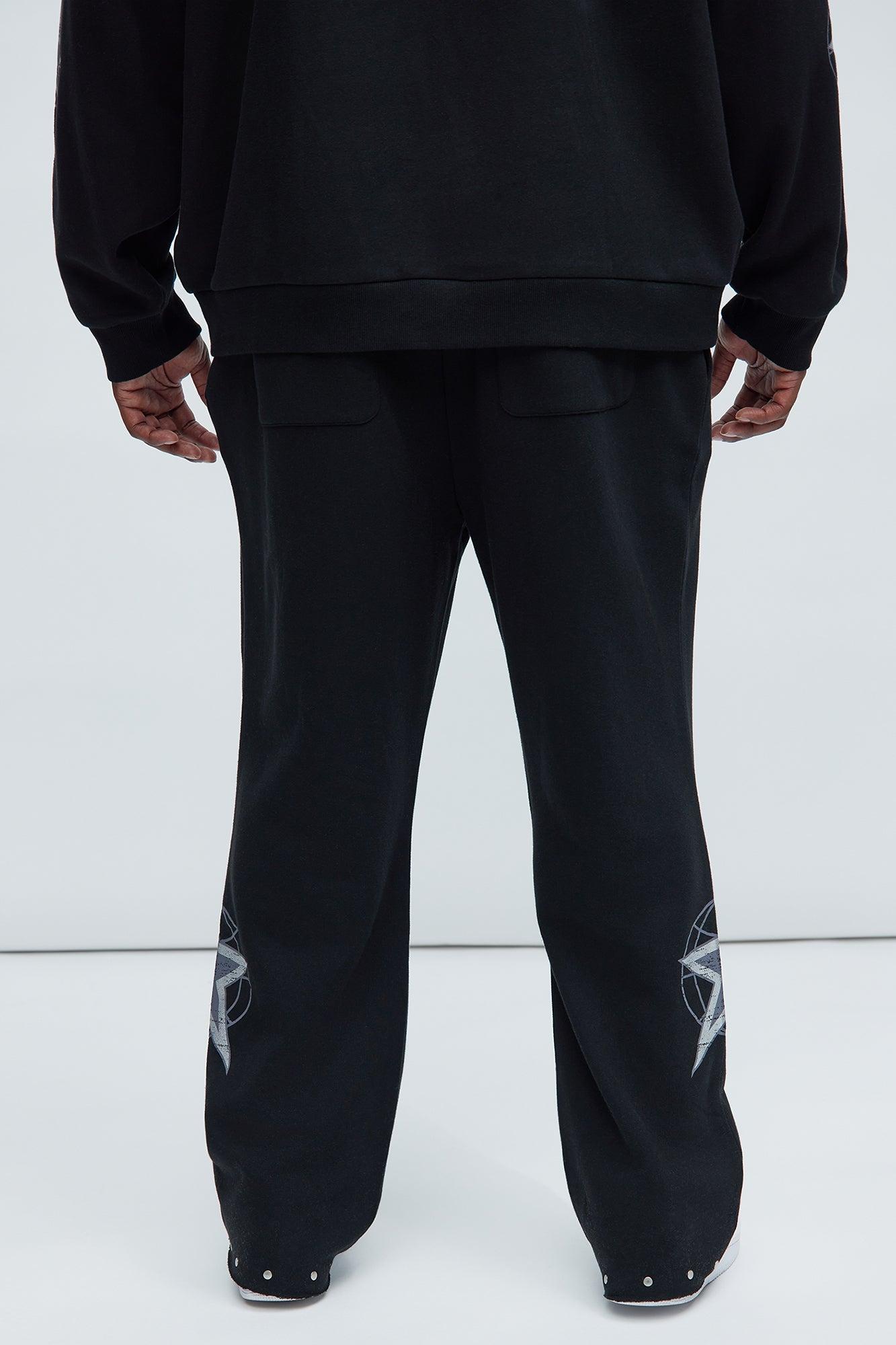 Tyson Lowkey Straight Sweatpants - Black Product Image