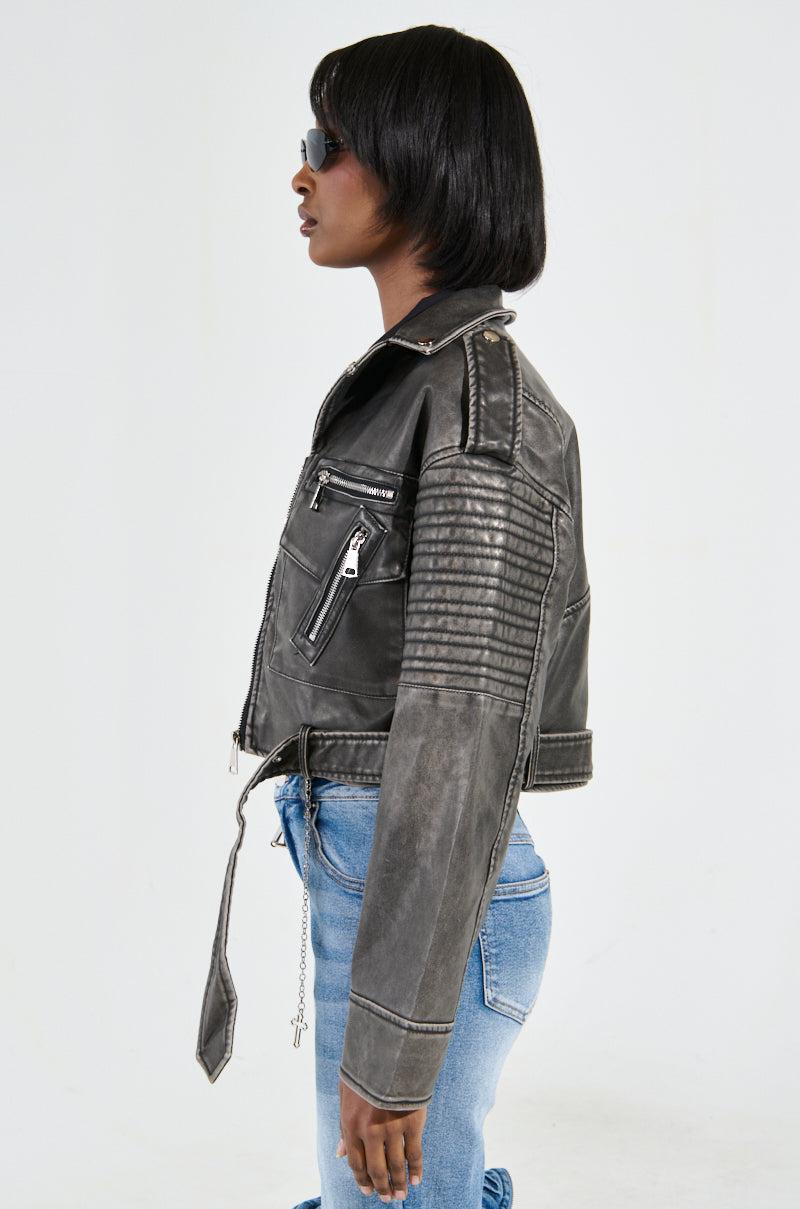 SAY MY NAME DISTRESSED MOTO Product Image