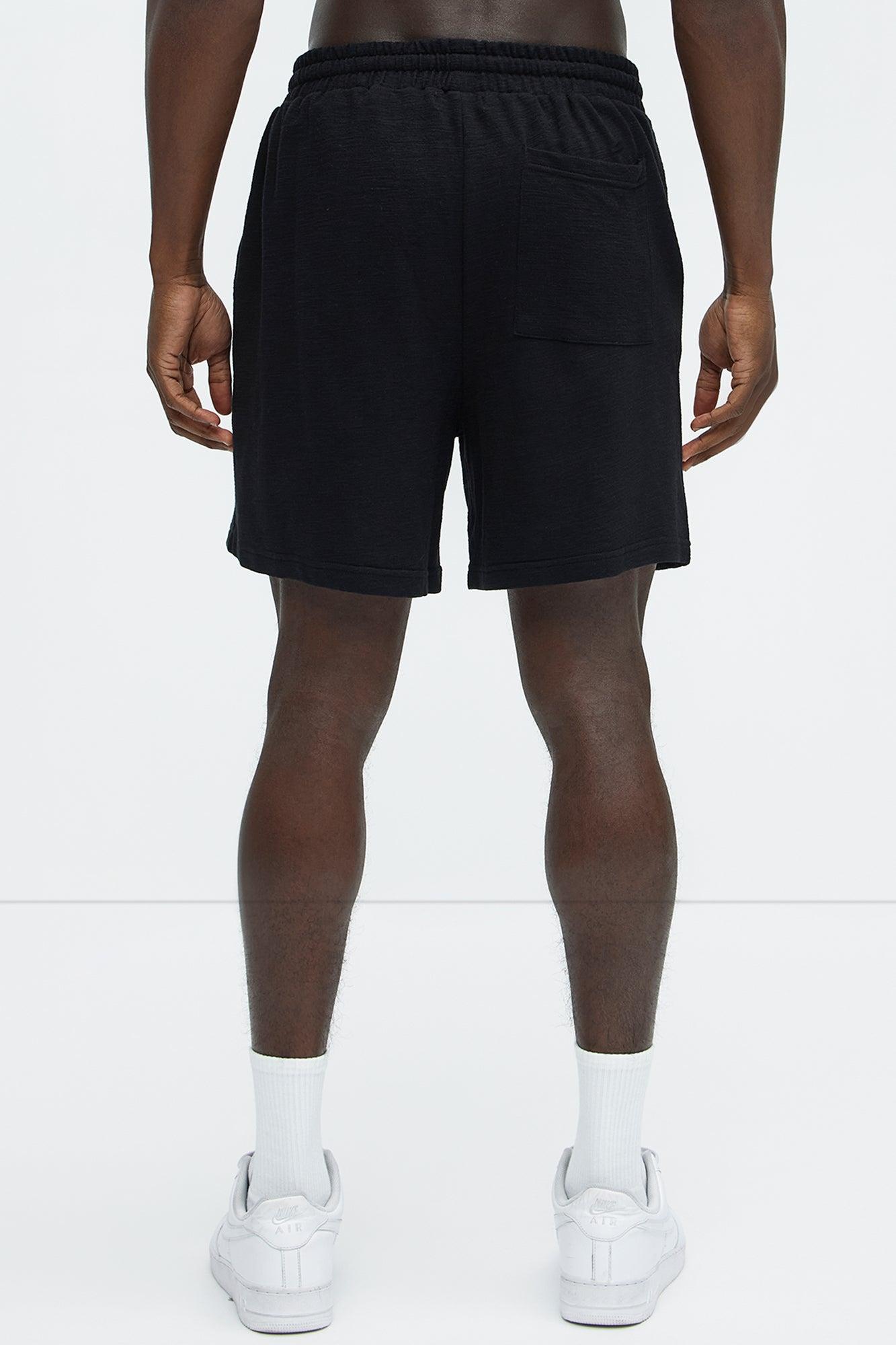 Berries And Blooms Embroidered Shorts - Black Product Image