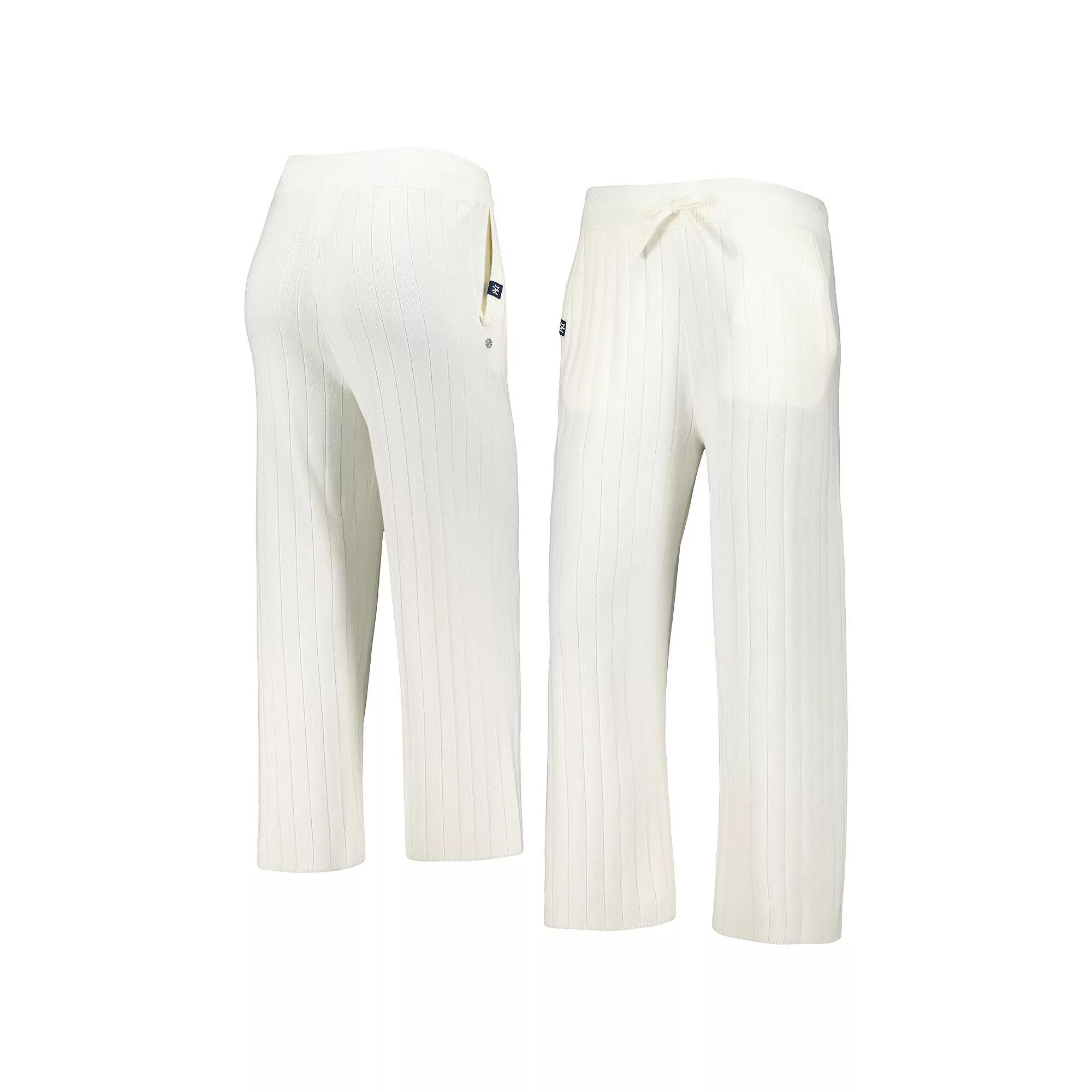 Women's Levelwear White New York Yankees Dream Icon Knit Pants,  Product Image