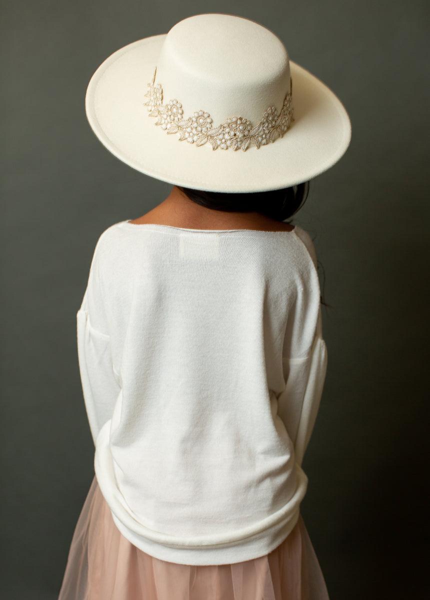 Juana Sweatshirt in Ivory Girls Product Image