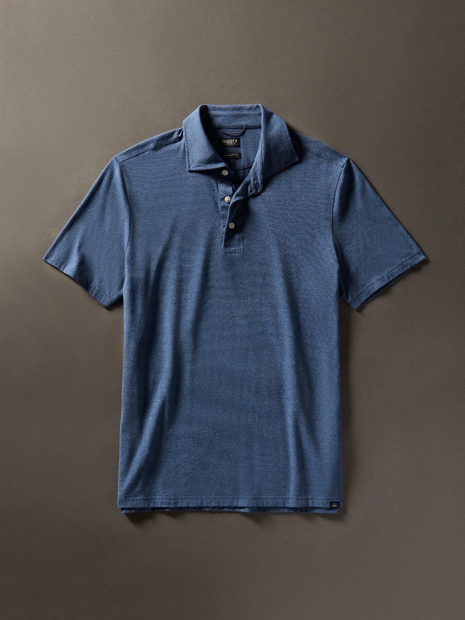 Short-Sleeve Movement™ Polo Shirt - Sea Navy Heather Male Product Image