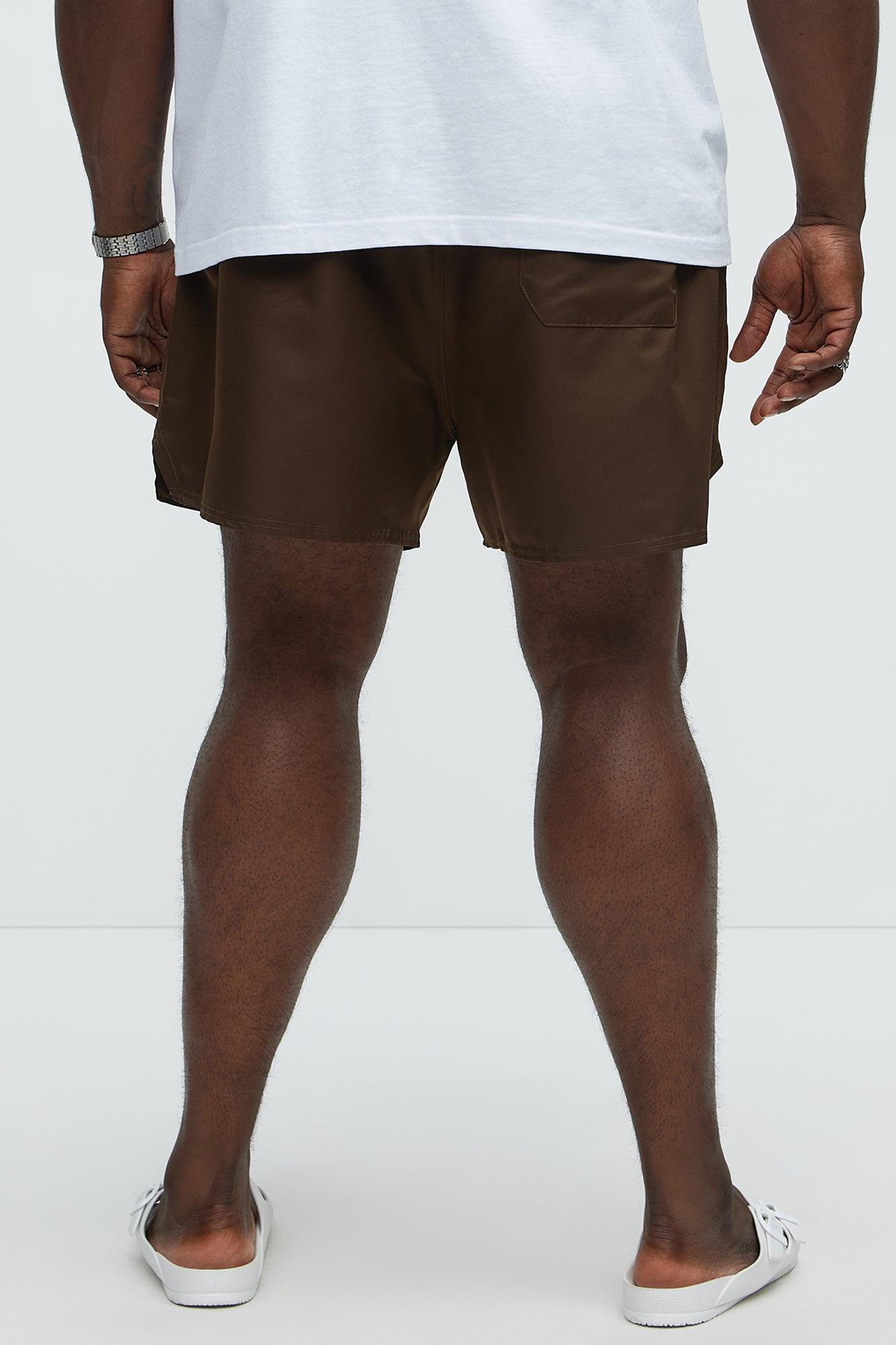 The Only GOAT Swim Mid Trunk - Brown Product Image