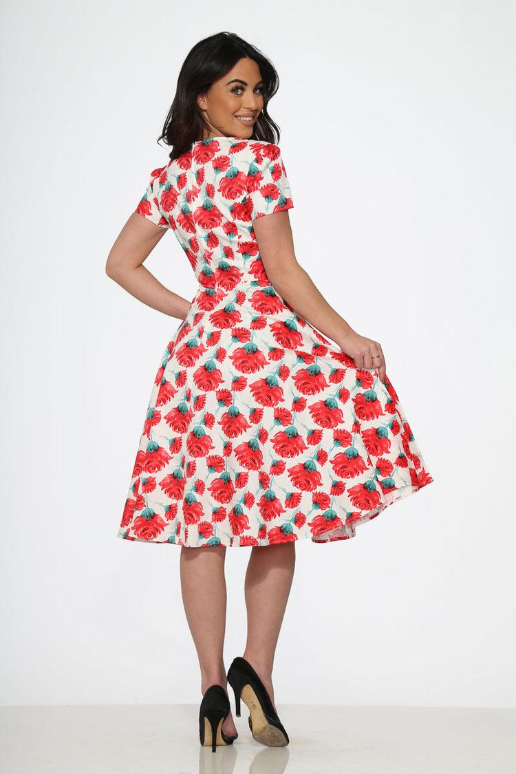 Bold Floral Swing Dress Product Image