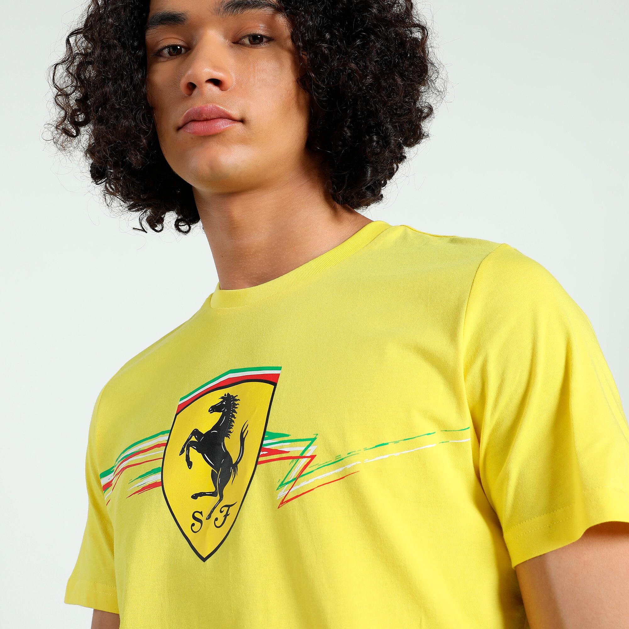 Scuderia Ferrari Race Big Shield Men's Tee Product Image