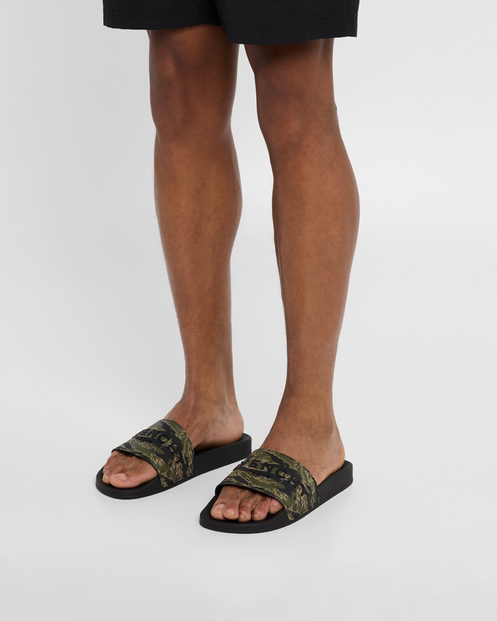 Men's Camouflage Logo Slide Sandals Product Image