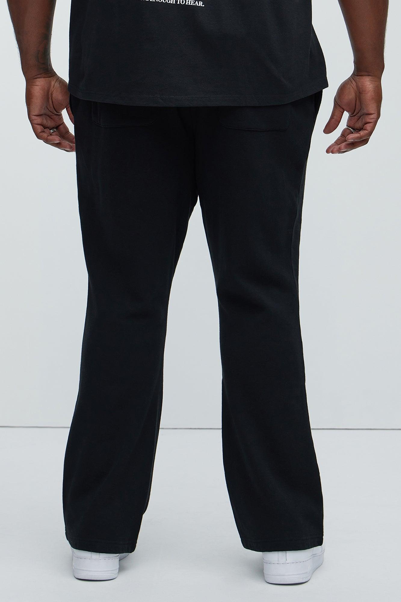 Tyson Self Made Skinny Flare Sweatpants - Black Product Image