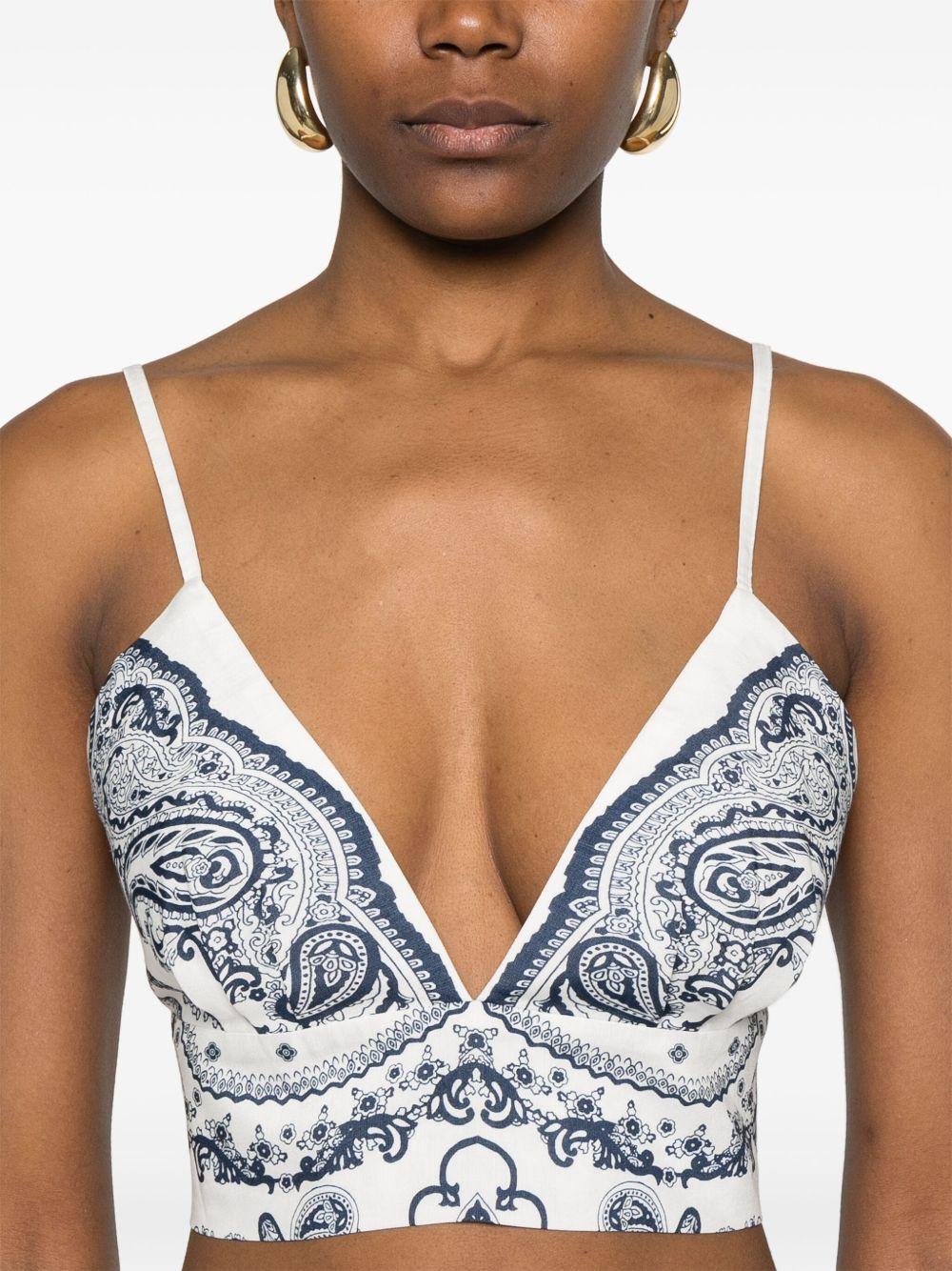 paisley-print top Product Image