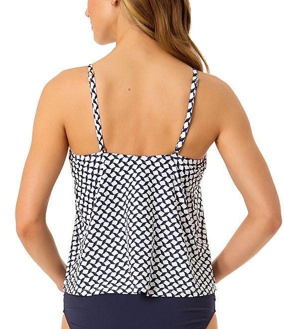 Anne Cole Live In Color Convertible High Waisted Shirred Swim Bottom Product Image