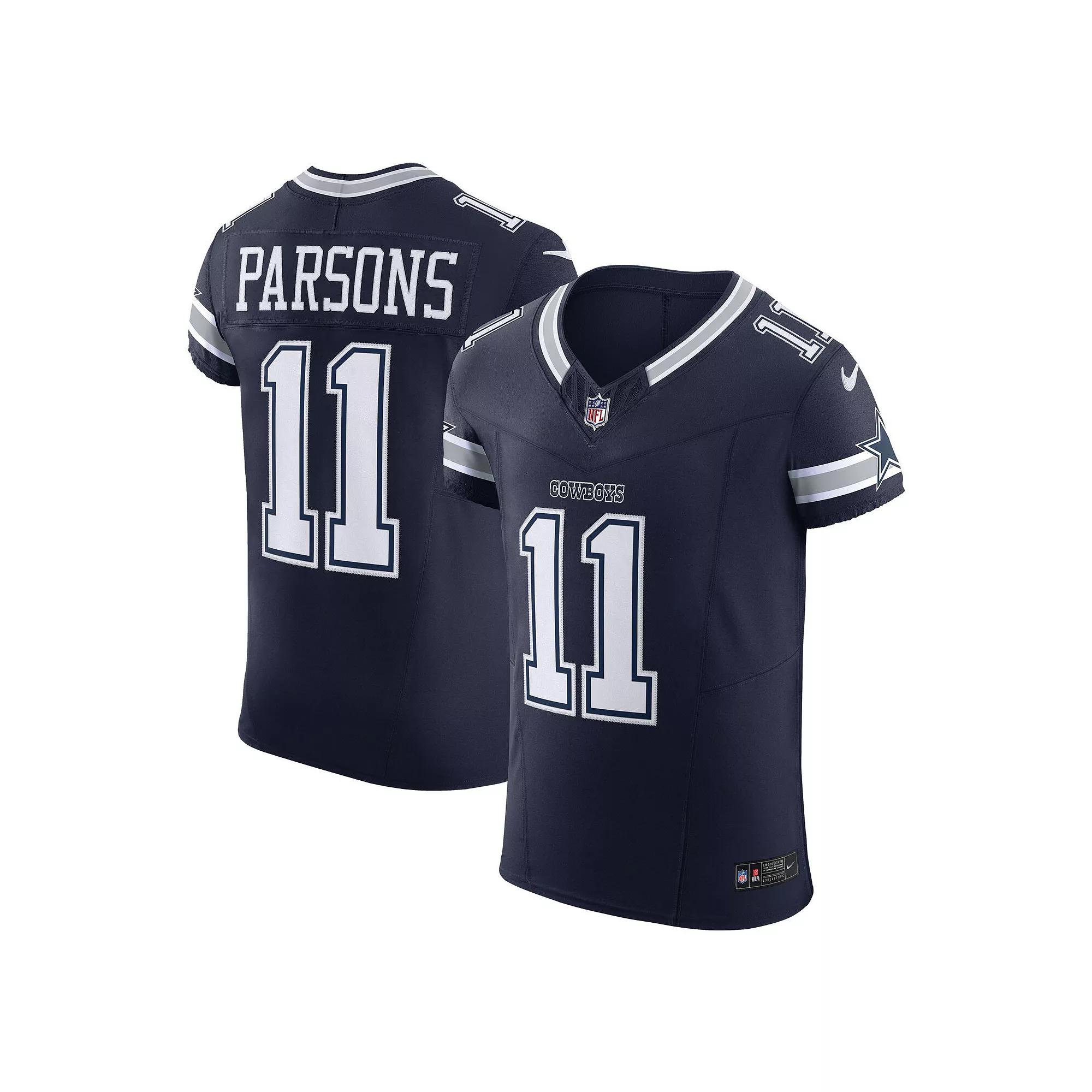 Men's Nike Micah Parsons Navy Dallas Cowboys Vapor F.U.S.E. Elite Jersey, Size: 44, Blue Product Image
