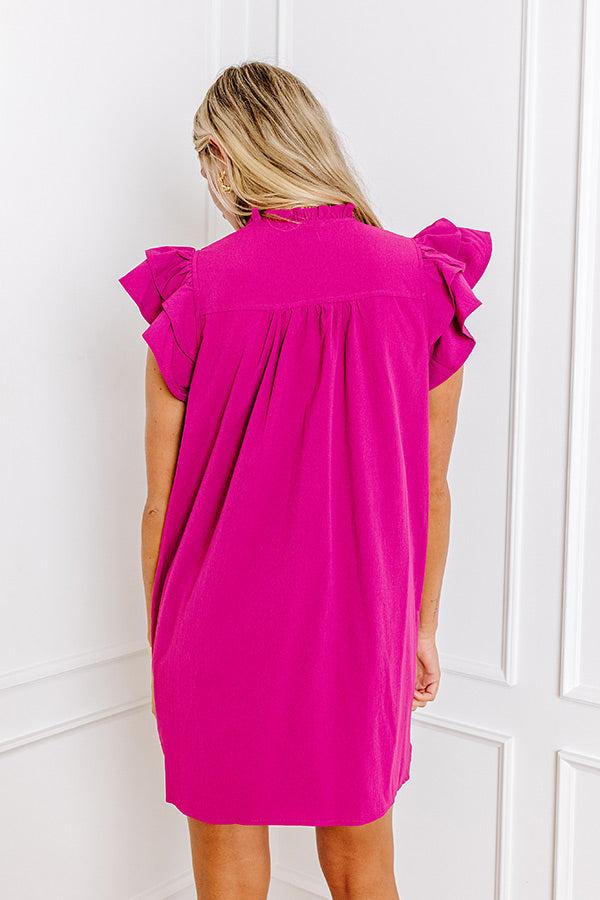 Town Square Kisses Shift Dress In Orchid Product Image