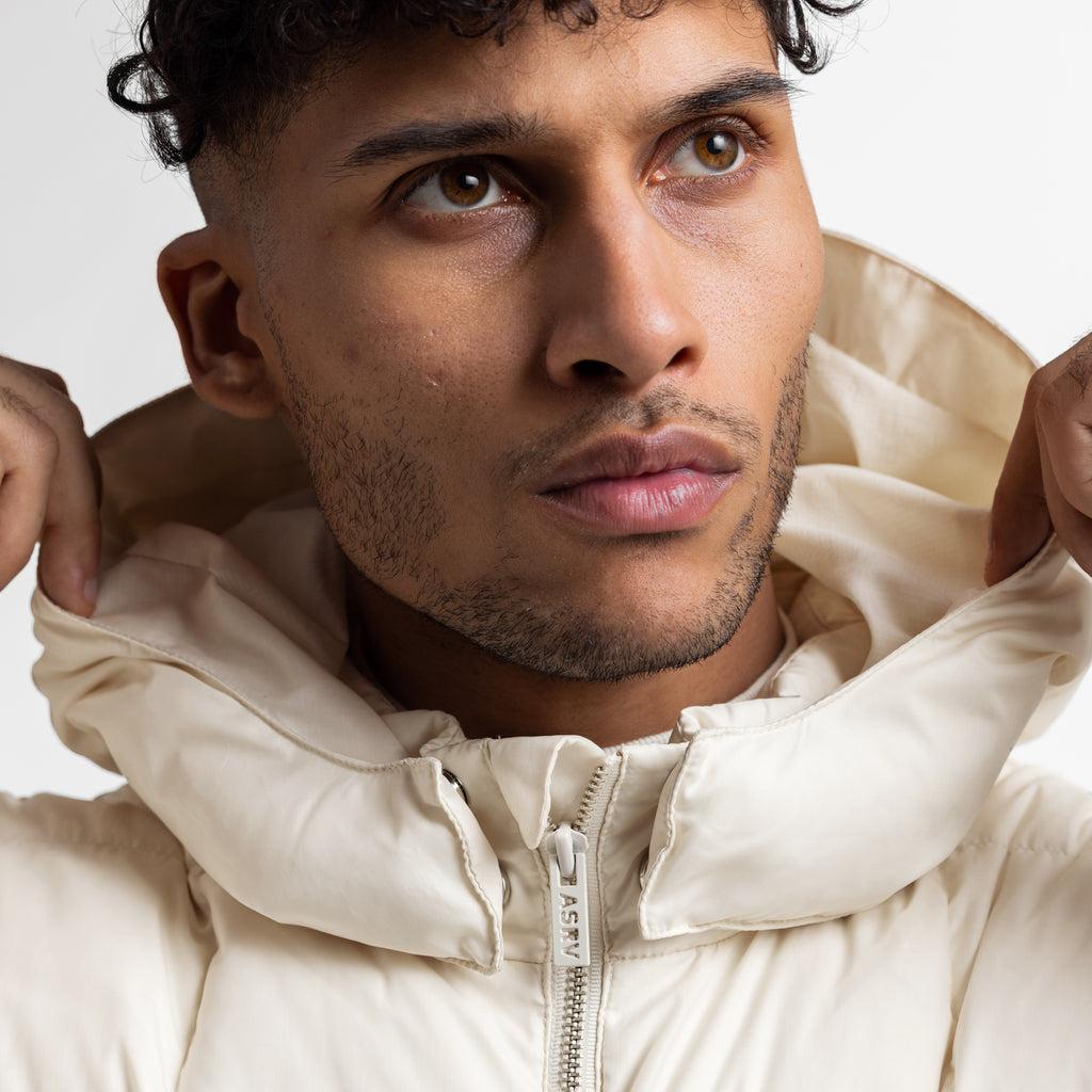 0551. Weather-Ready Down Puffer Jacket - Ivory Cream Product Image