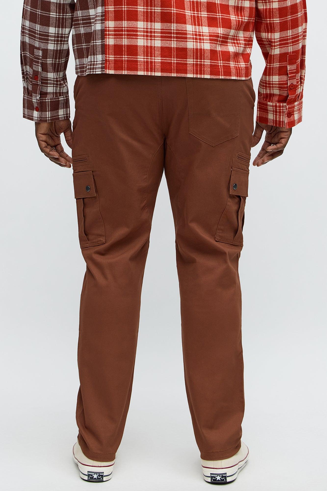 Skinny Striker Cargo Pants - Brown Male Product Image
