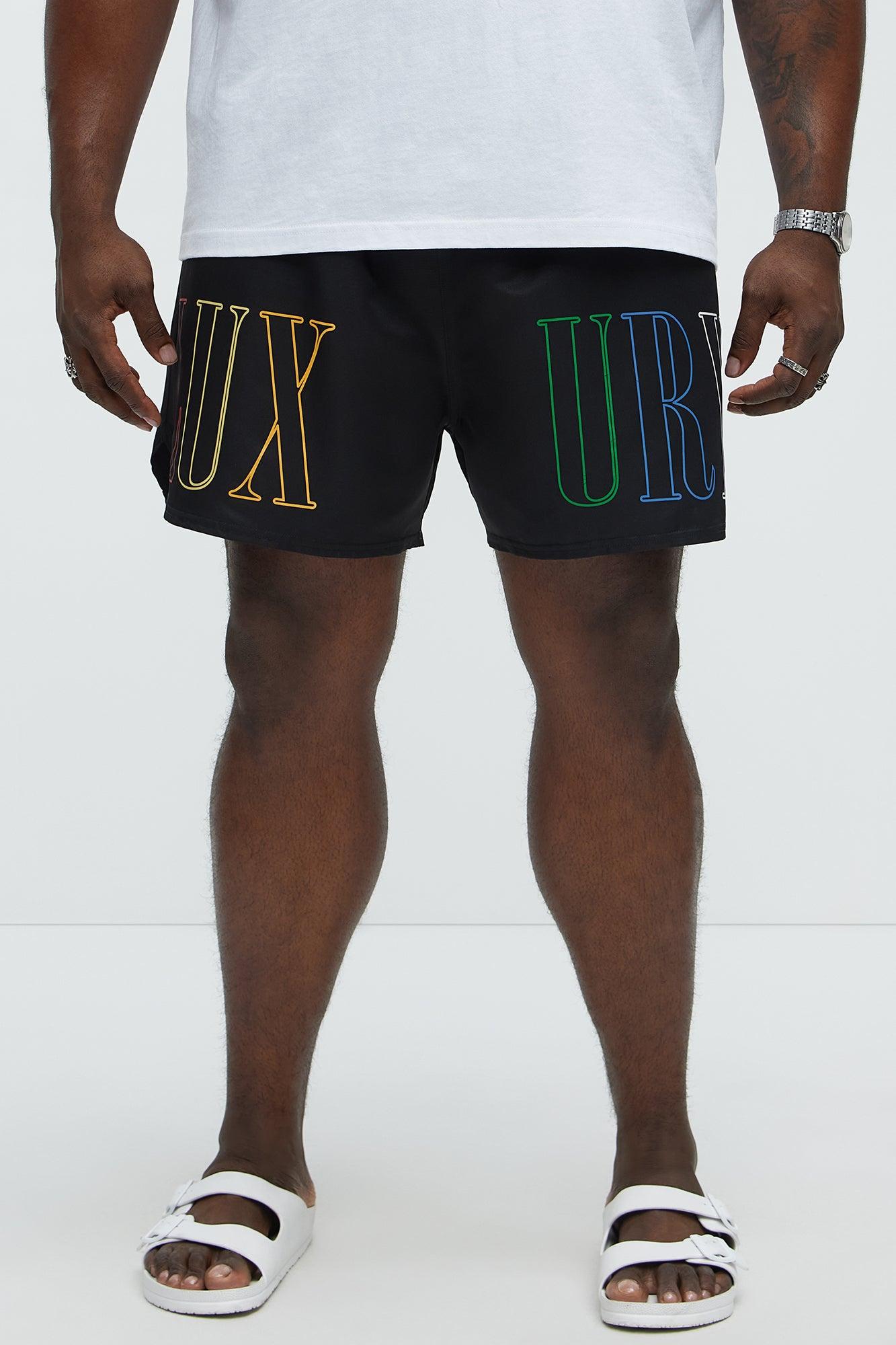 Luxury Life Swim Mid Trunk - Black Product Image