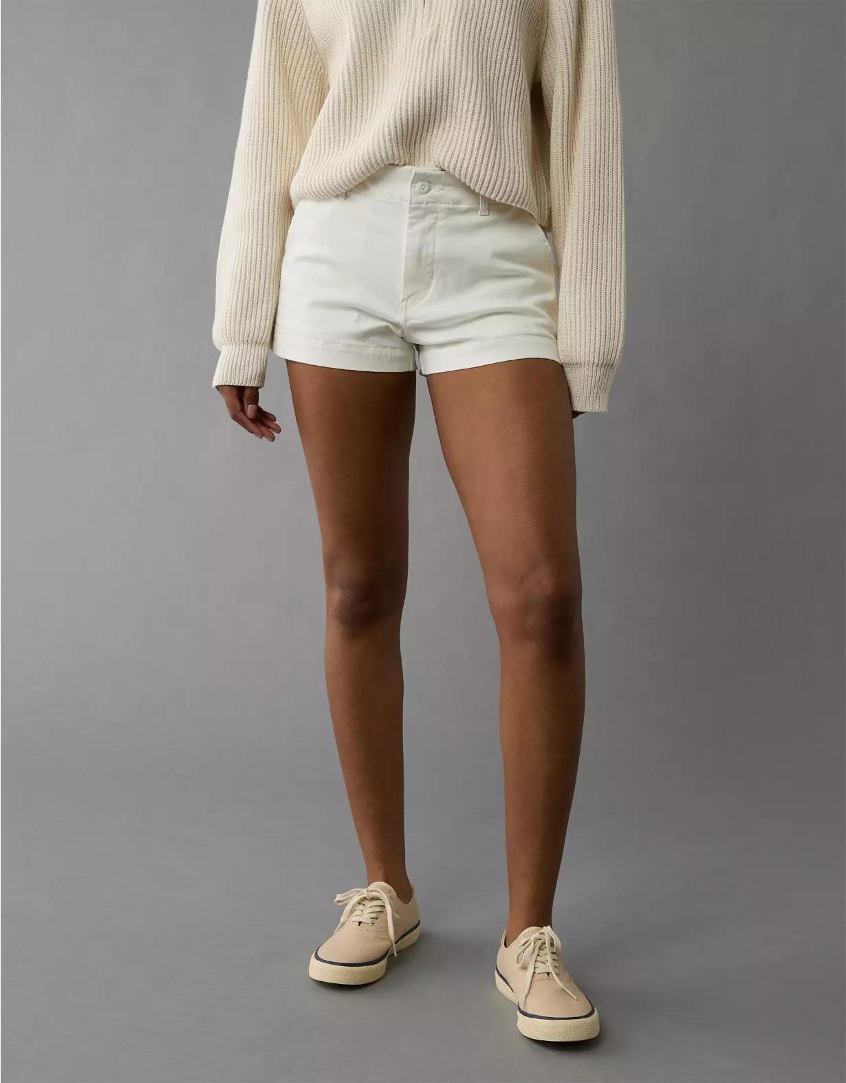 AE Stretch High-Waisted Trouser Short Short Product Image