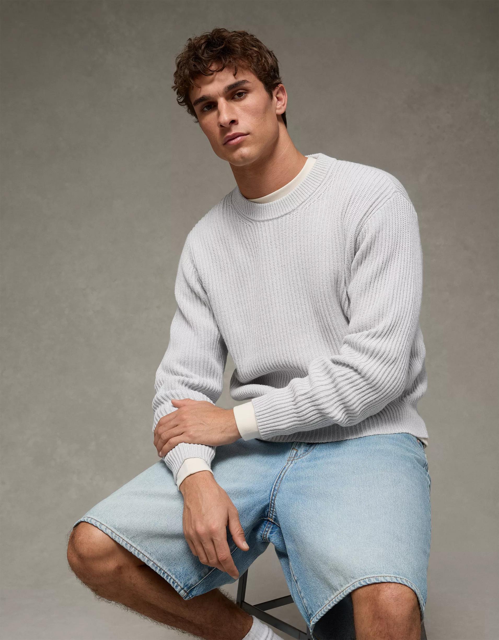 AE Fisherman Crew Neck Sweater Product Image