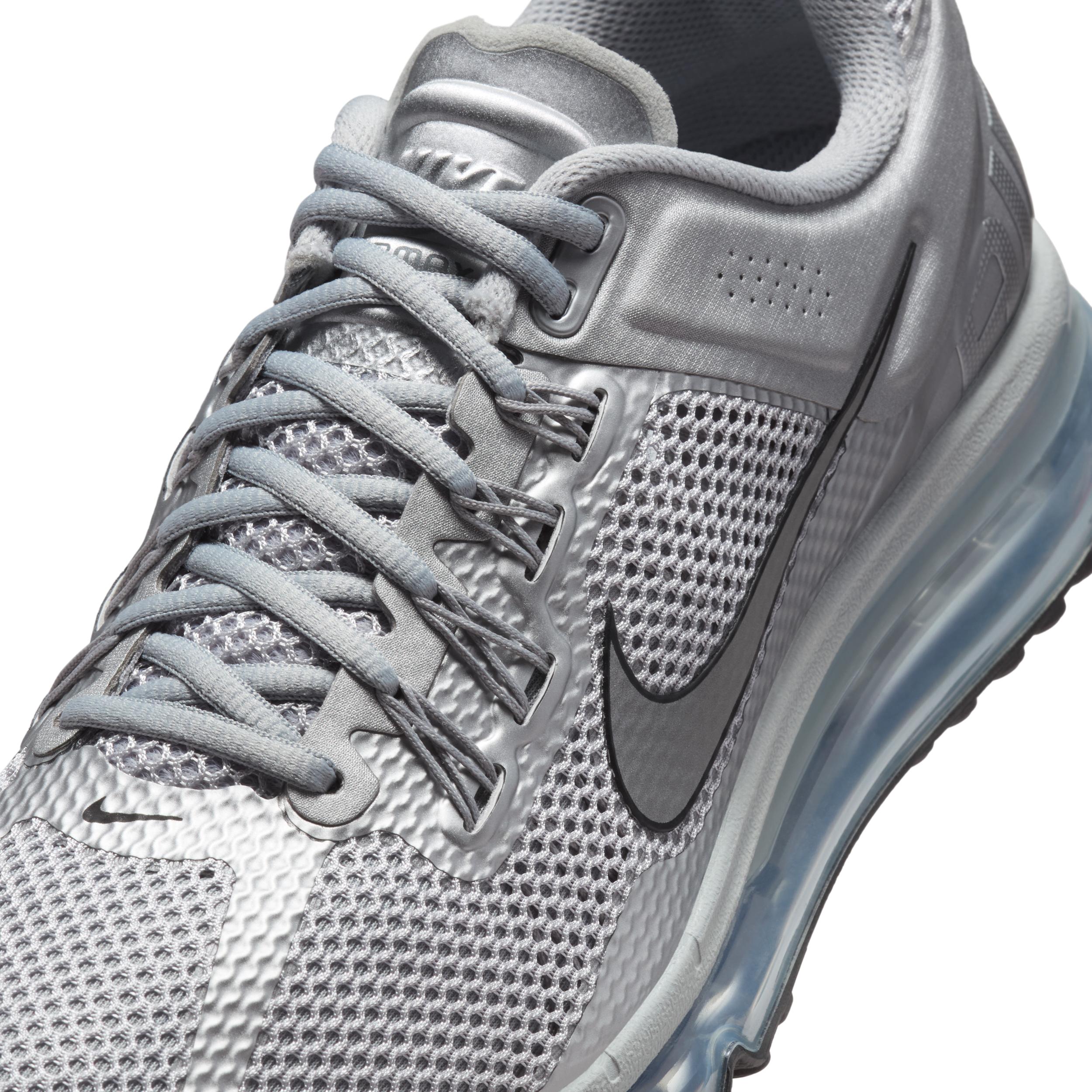 Nike Mens Nike Air Max 2013 - Mens Running Shoes Metallic Silver/Metallic Silver/Black Product Image