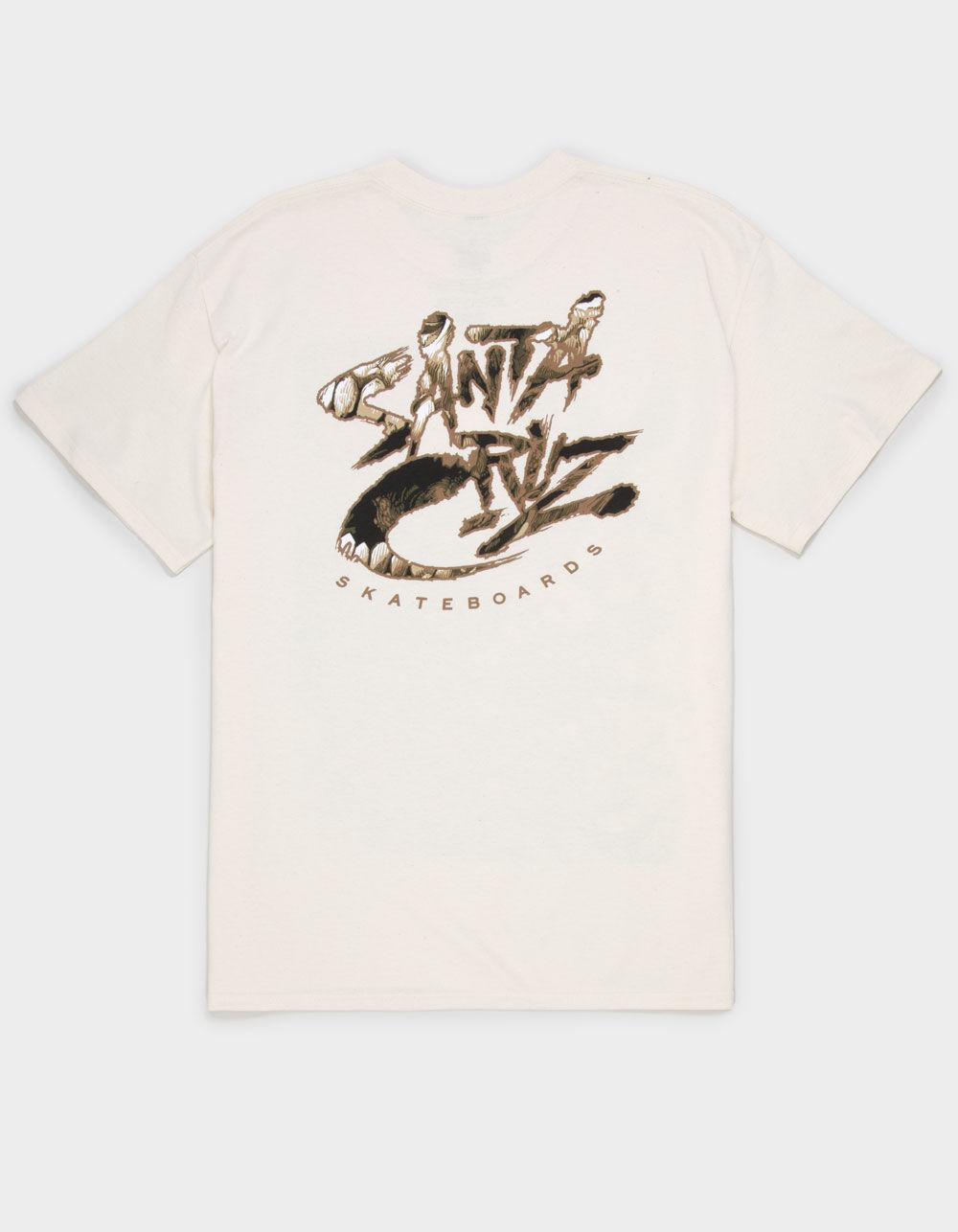 SANTA CRUZ Pace Deathtrap Mens Tee - NATURAL Product Image