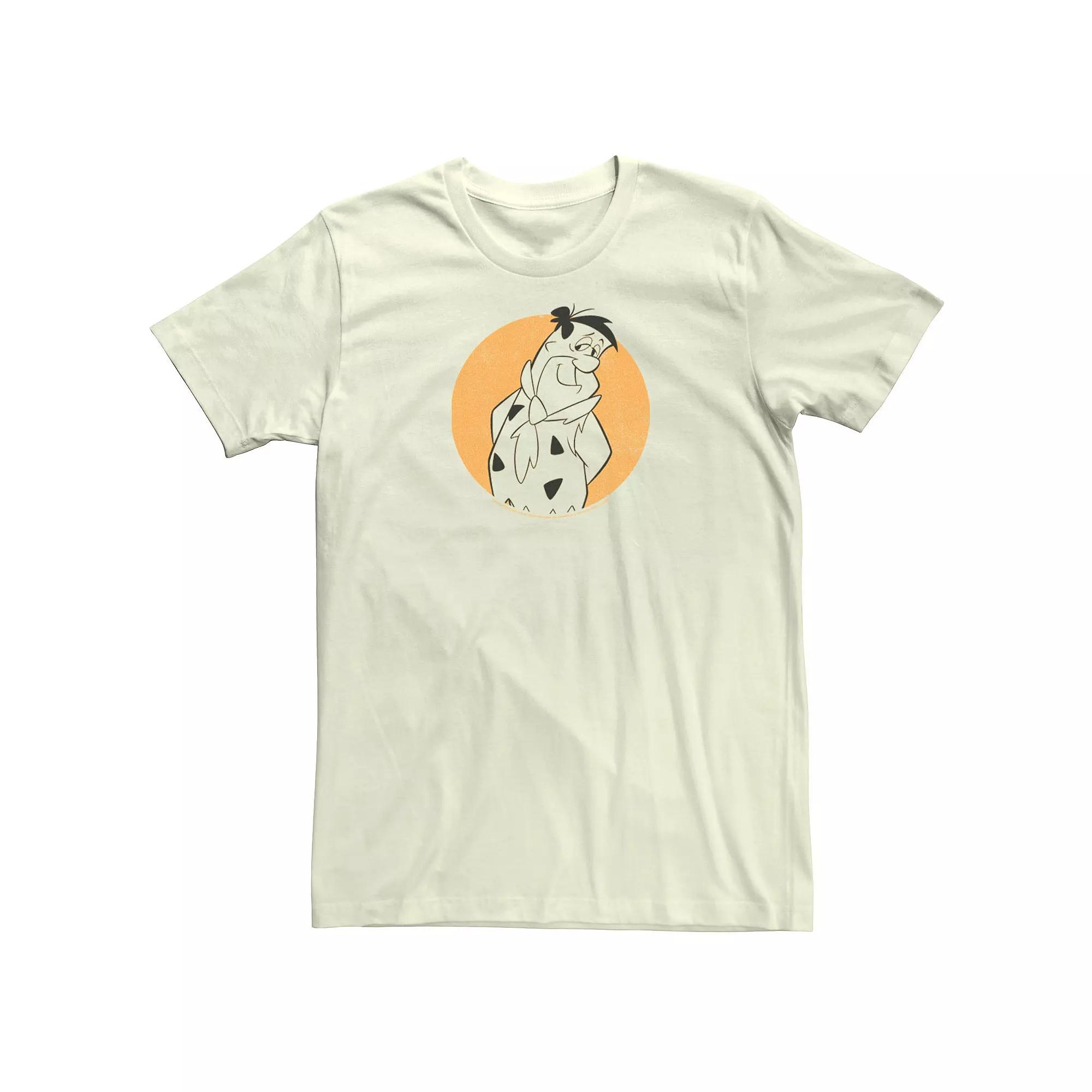Men's The Flintstones Fred Circle Portrait Tee,  Product Image