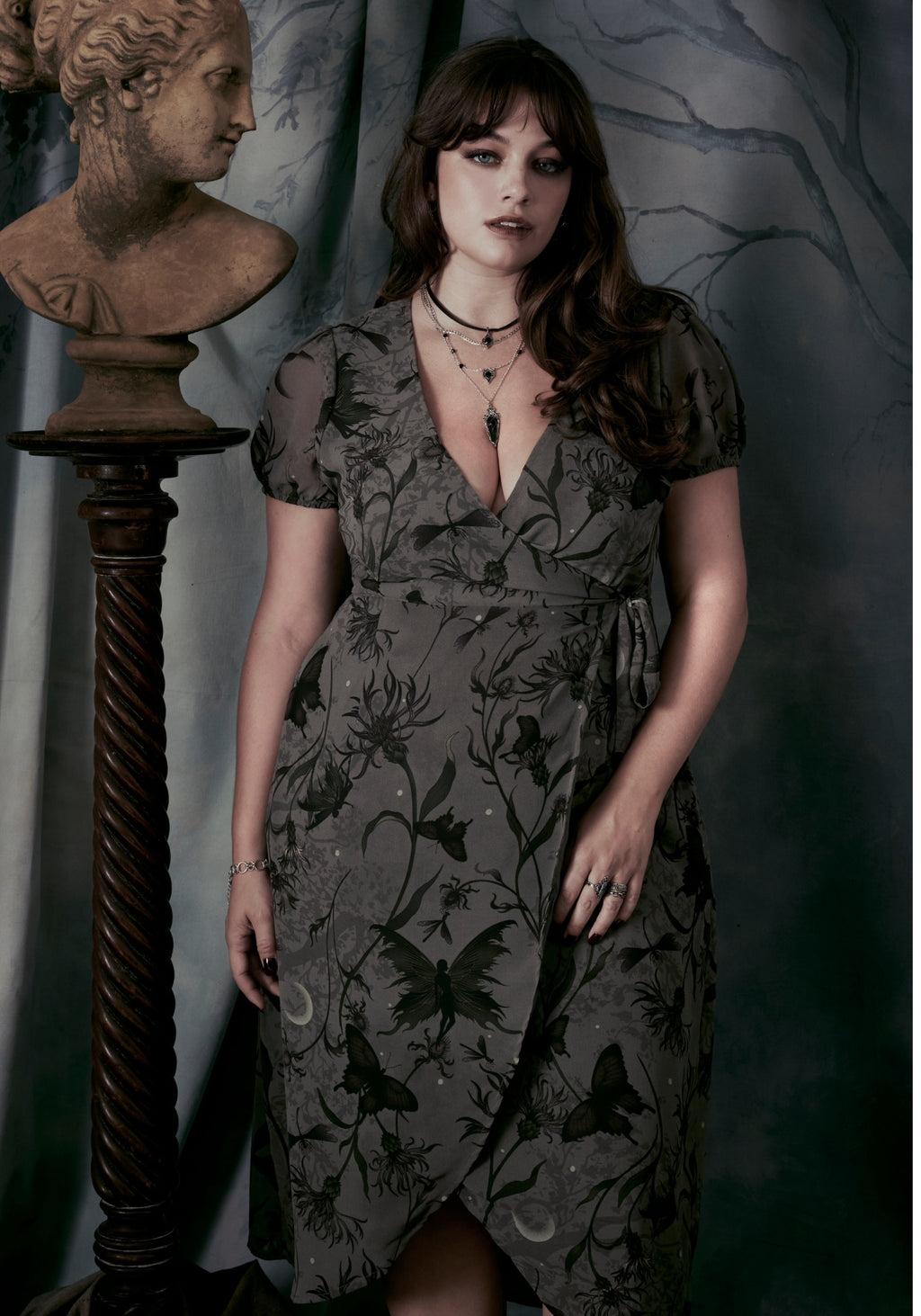 Gloriana Floral Print Chiffon Shirt Product Image