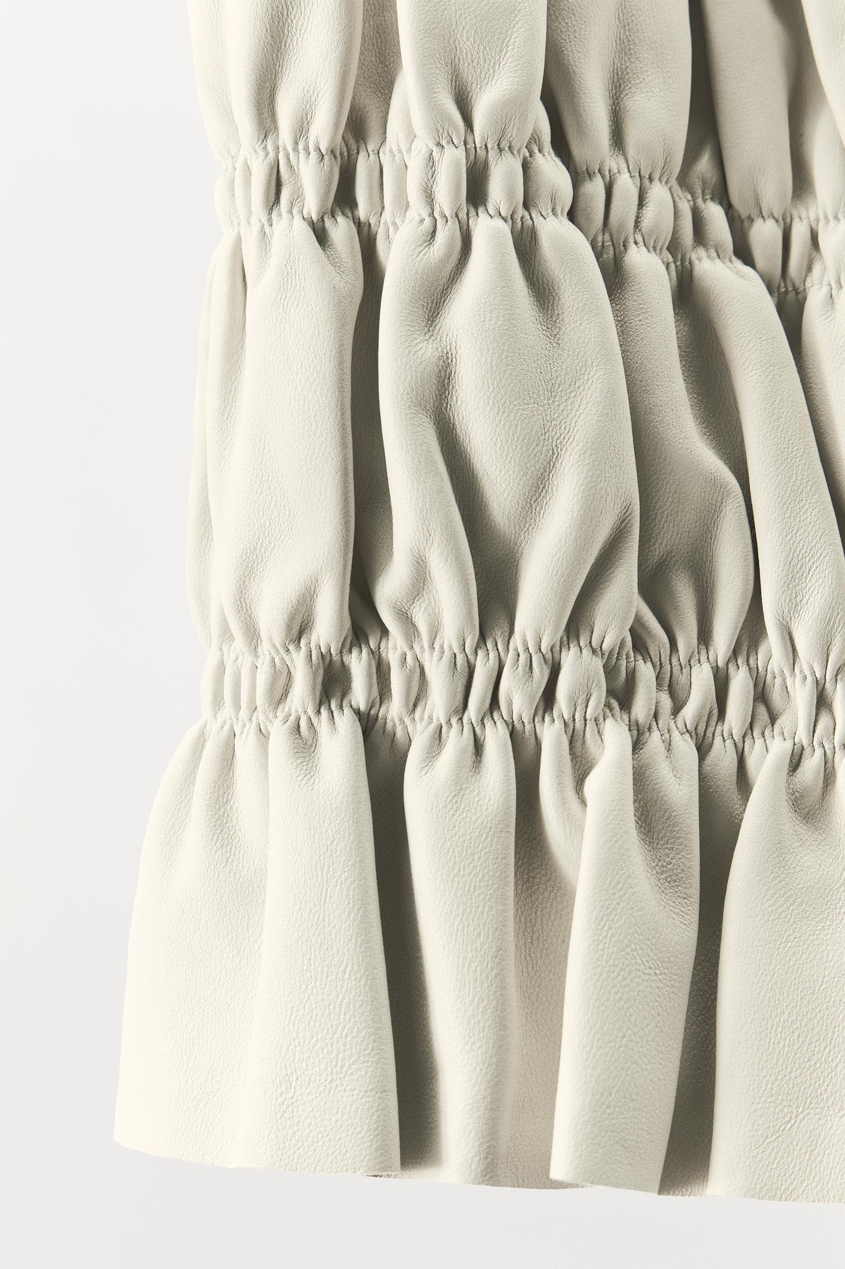 LIMITED EDITION 100% LEATHER HALTER TOP Product Image