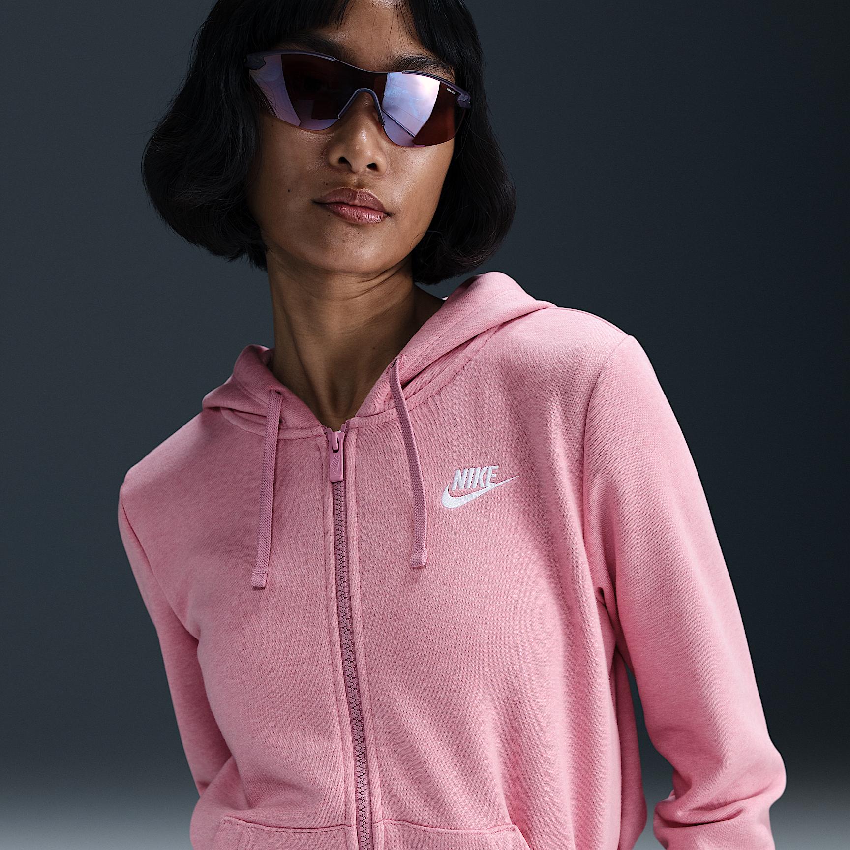 Womens Nike Sportswear Club Fleece Full-Zip Hoodie Product Image