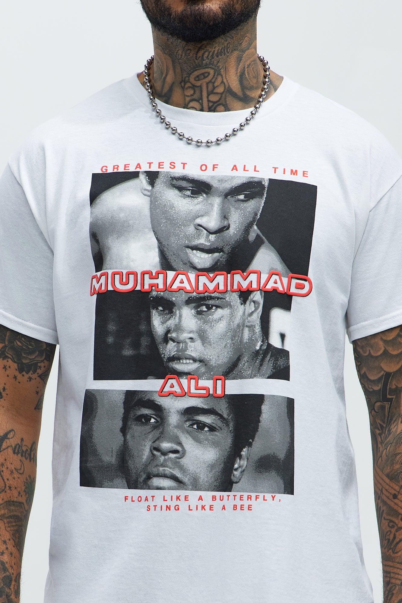 Muhammad Ali Float Like A Short Sleeve Tee - White Product Image