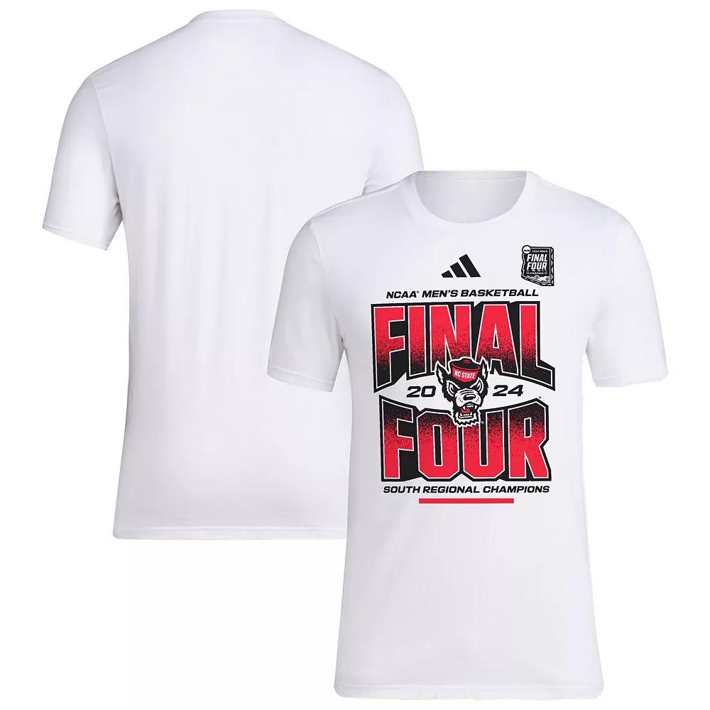 Unisex adidas  White NC State Wolfpack 2024 NCAA Men's Basketball Tournament March Madness Final Four Locker Room T-Shirt, Size: 2XL, Nst White Product Image