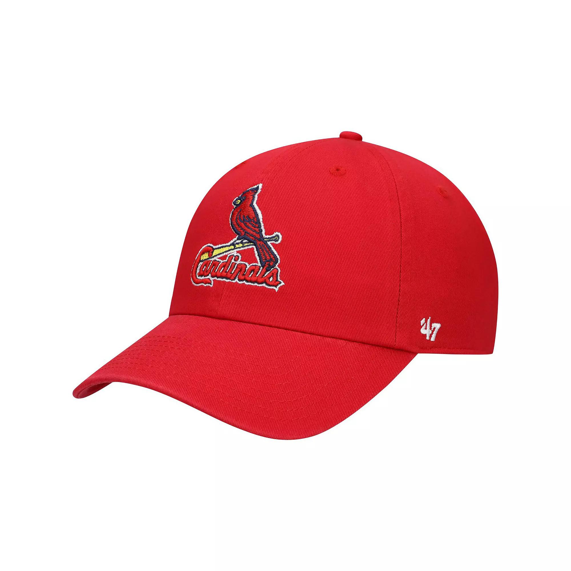 Men's '47 Red St. Louis Cardinals Clean Up Adjustable Hat Product Image