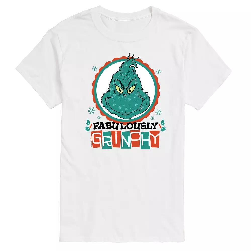 Men's Dr. Seuss The Grinch Fabulously Grinchy Graphic Tee,  Product Image