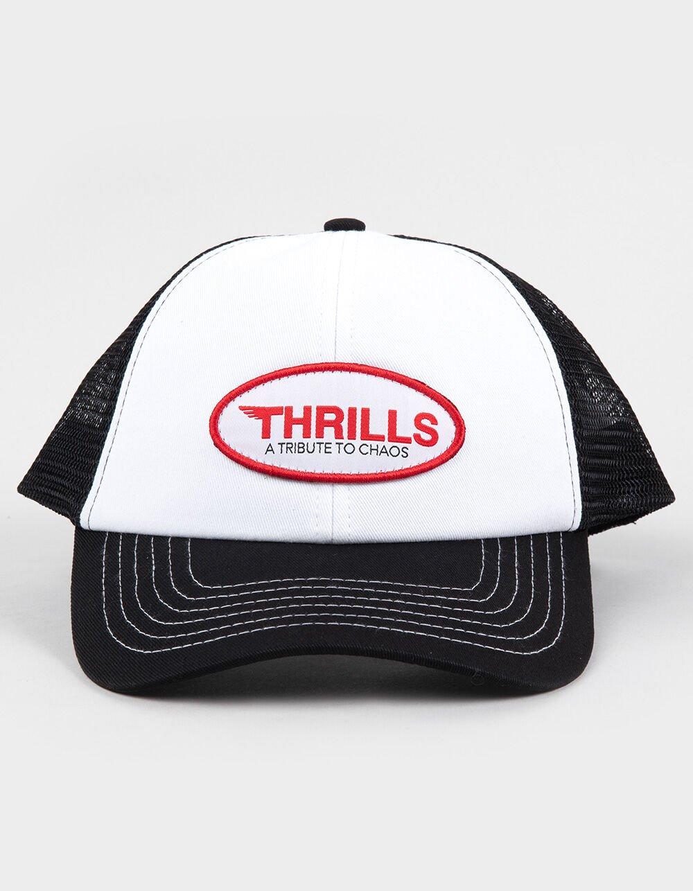 THRILLS Tribute To Chaos Trucker Hat - BLK/WHT Product Image