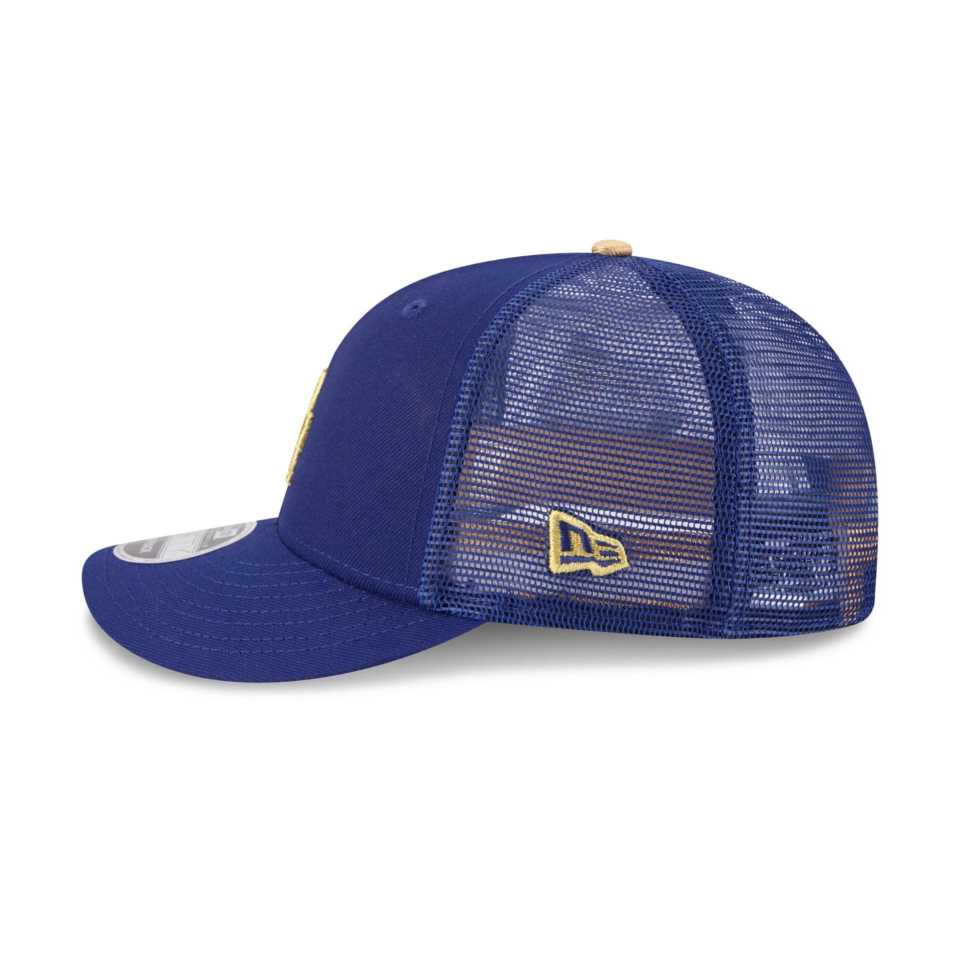 Los Angeles Dodgers Gold Collection Low Profile 9FIFTY Trucker Hat Male Product Image