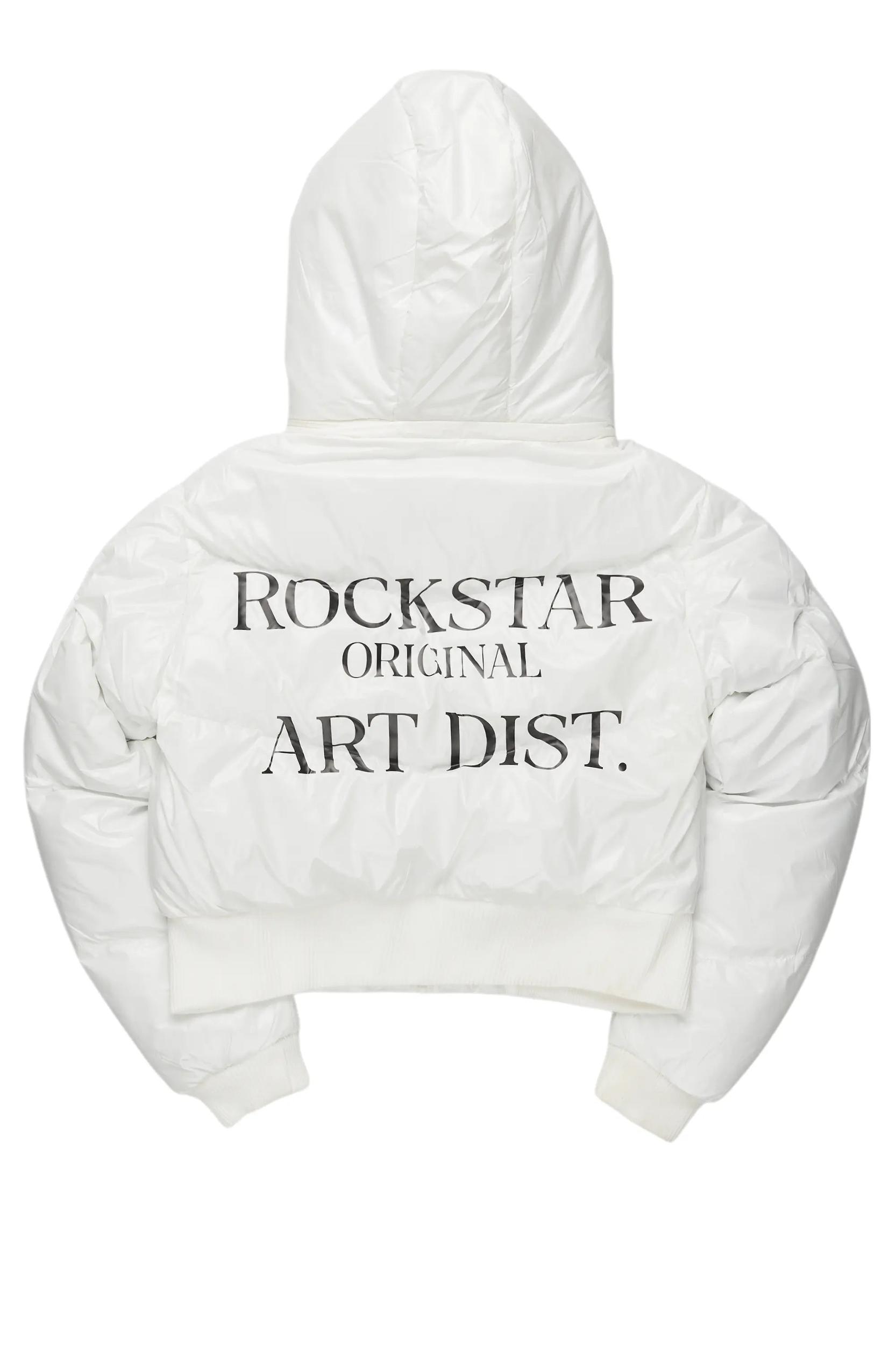 Destina White Puffer Jacket Female Product Image