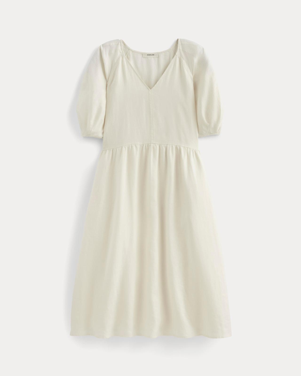 Womens Linen Oversized Puff-Sleeve Dress by Everlane Product Image