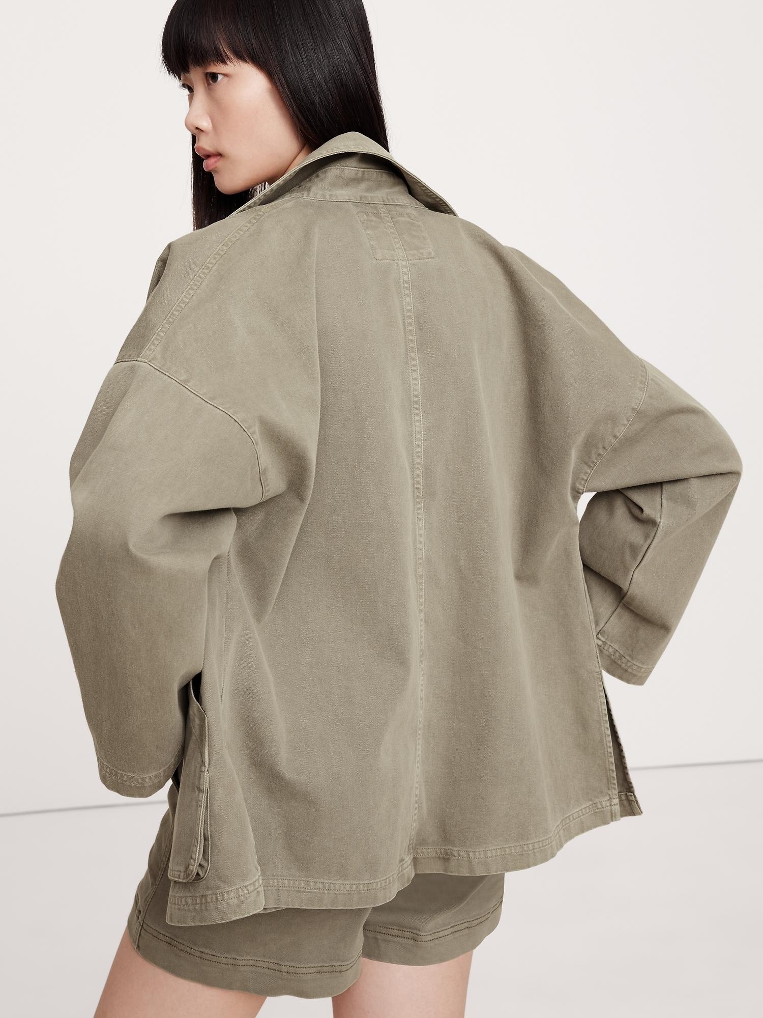 Washed Cotton Chore Jacket Product Image