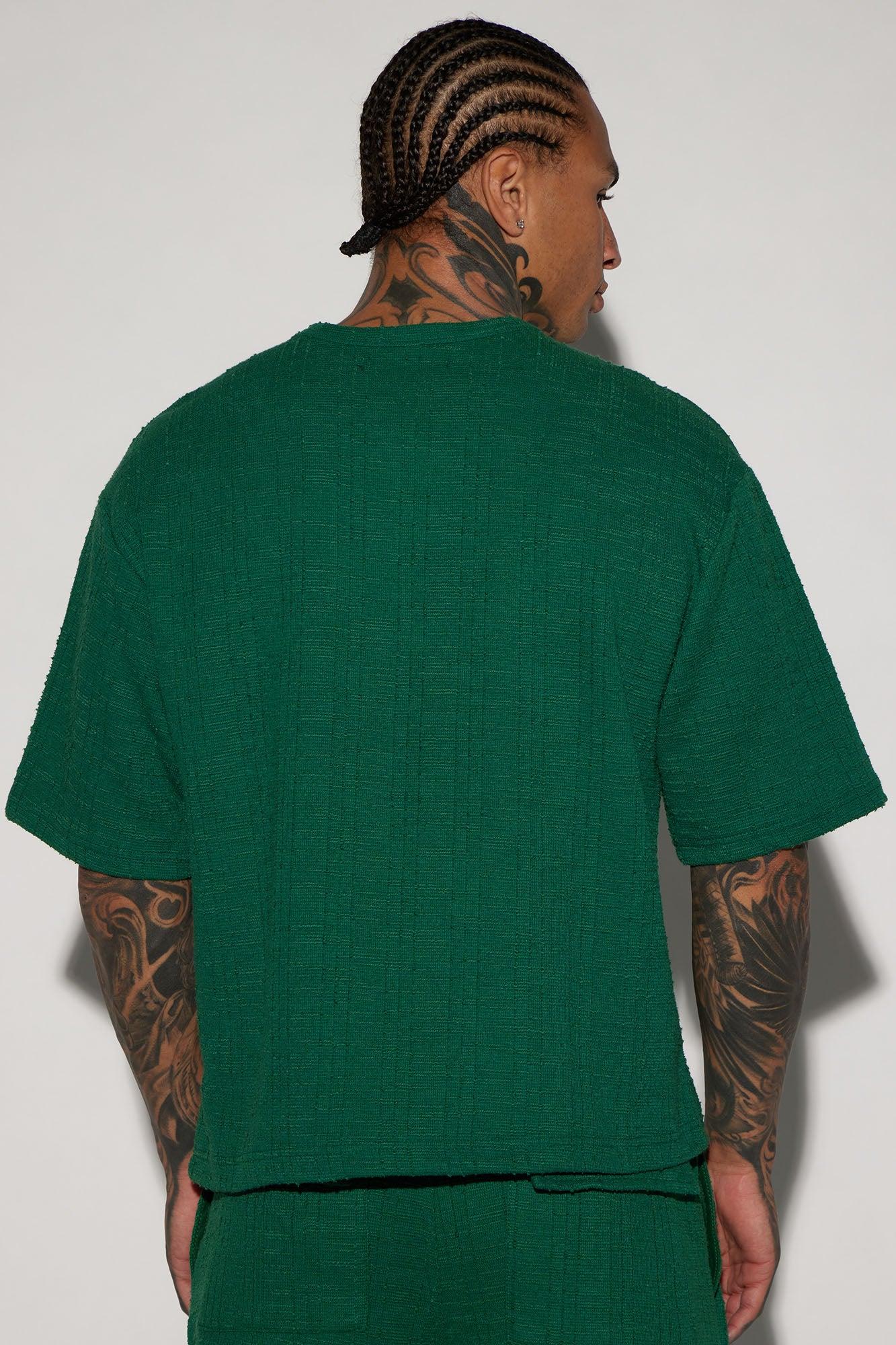 Jordan Textured Short Sleeve Tee - Green Product Image