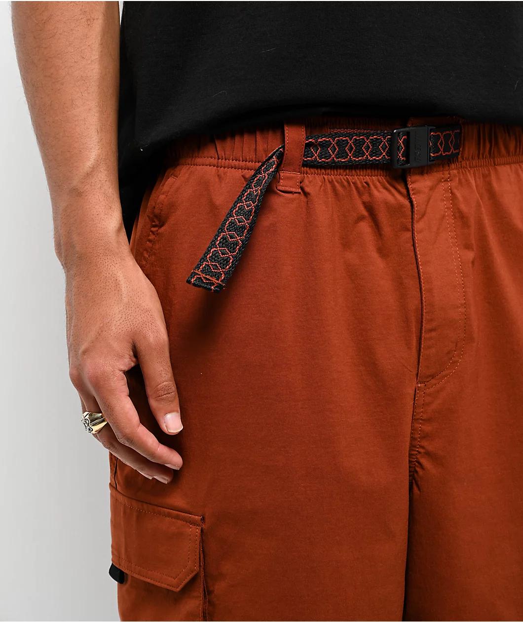 Nike SB Dri-FIT Kearny Cinnamon & White Cargo Skate Shorts Product Image